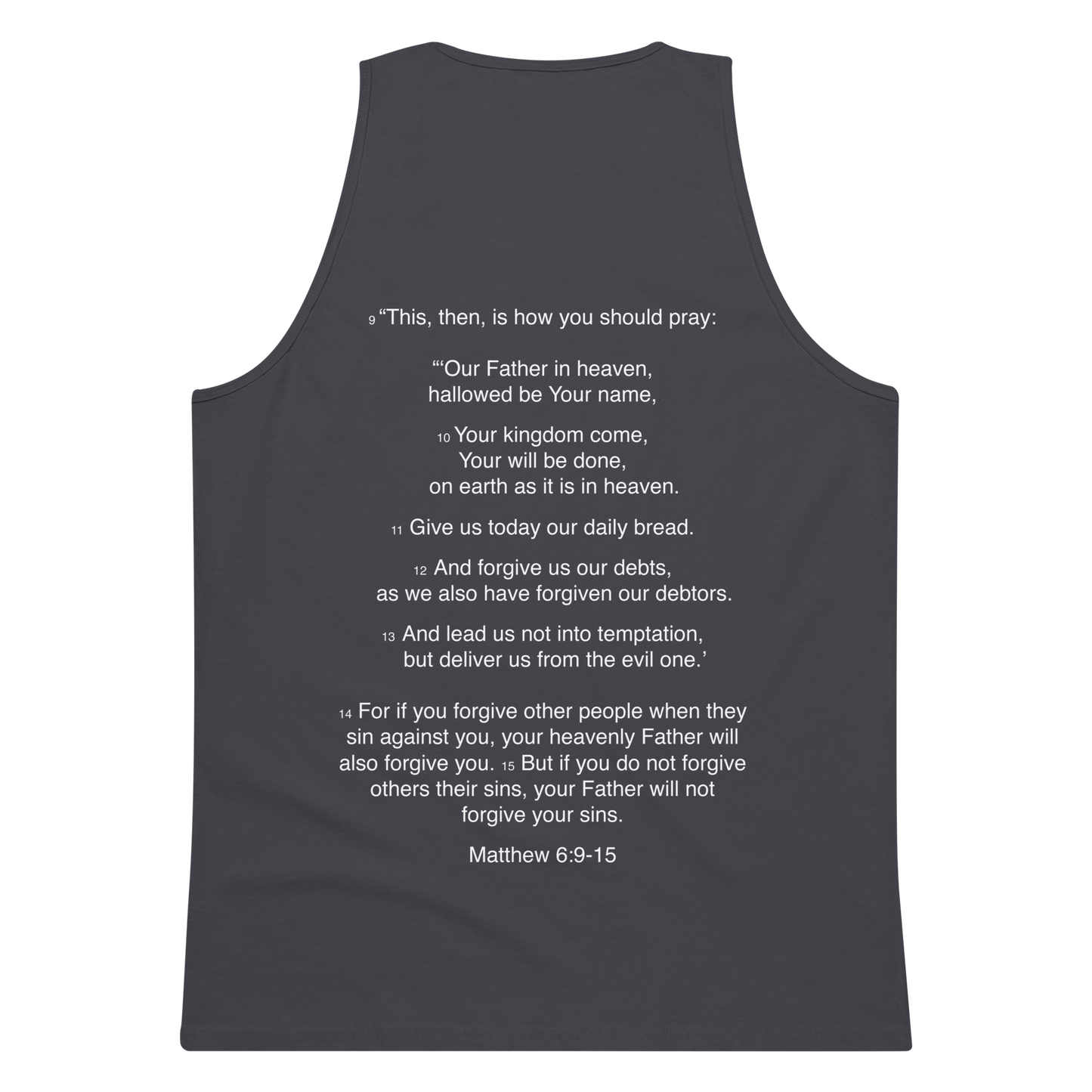 Matthew 6:9-15 - Our Father - Tank top