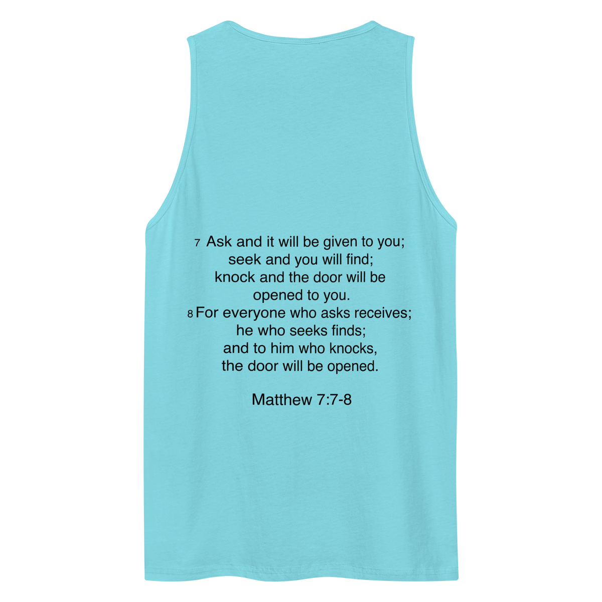 Matthew 7:7 - Tank top