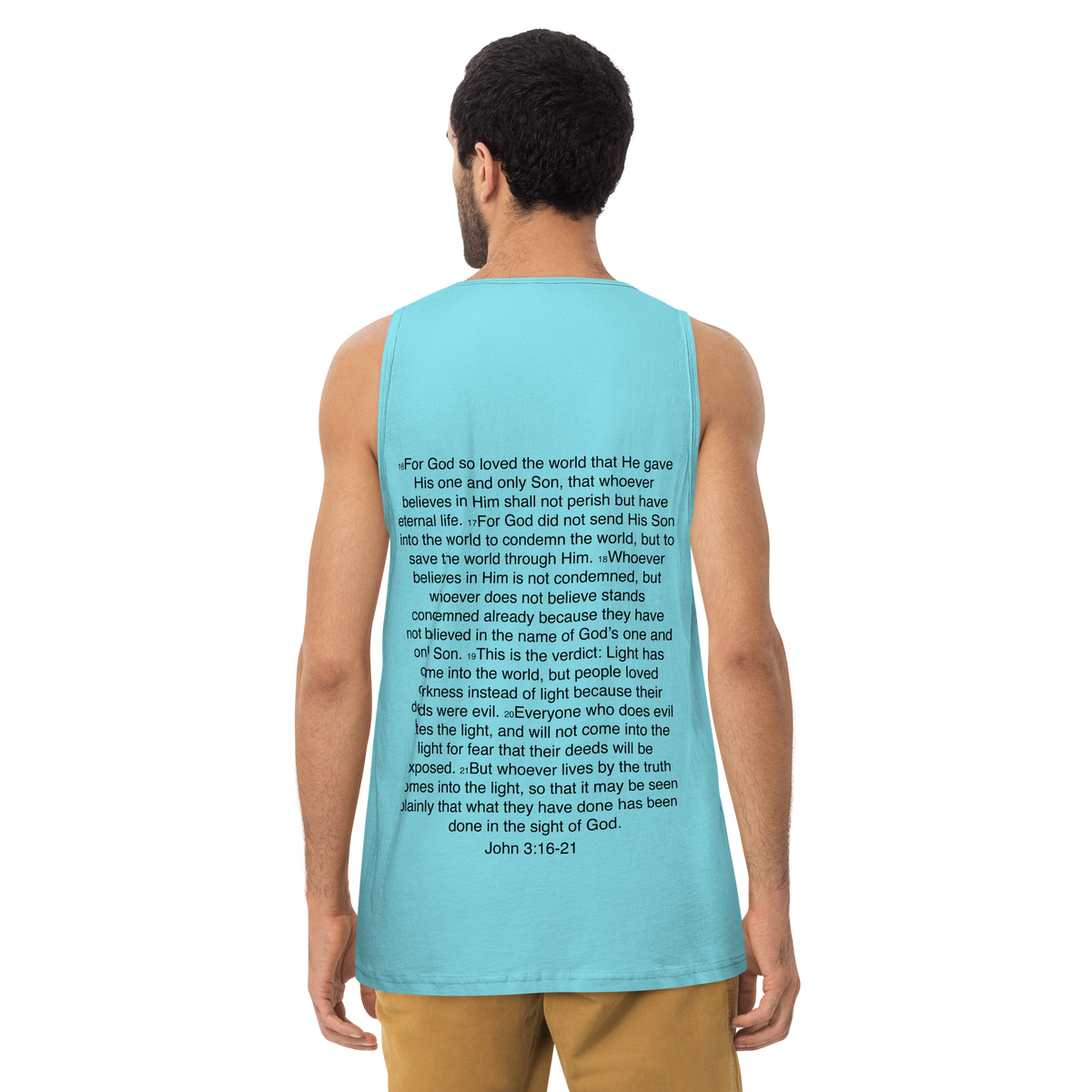John 3:16-21...God so Loved the World - Tank top