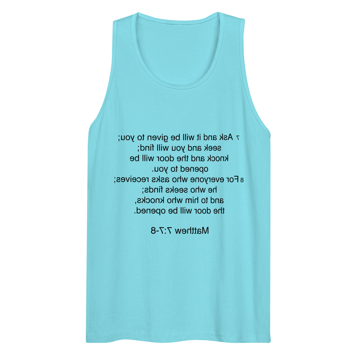 Matthew 7:7 - Tank top