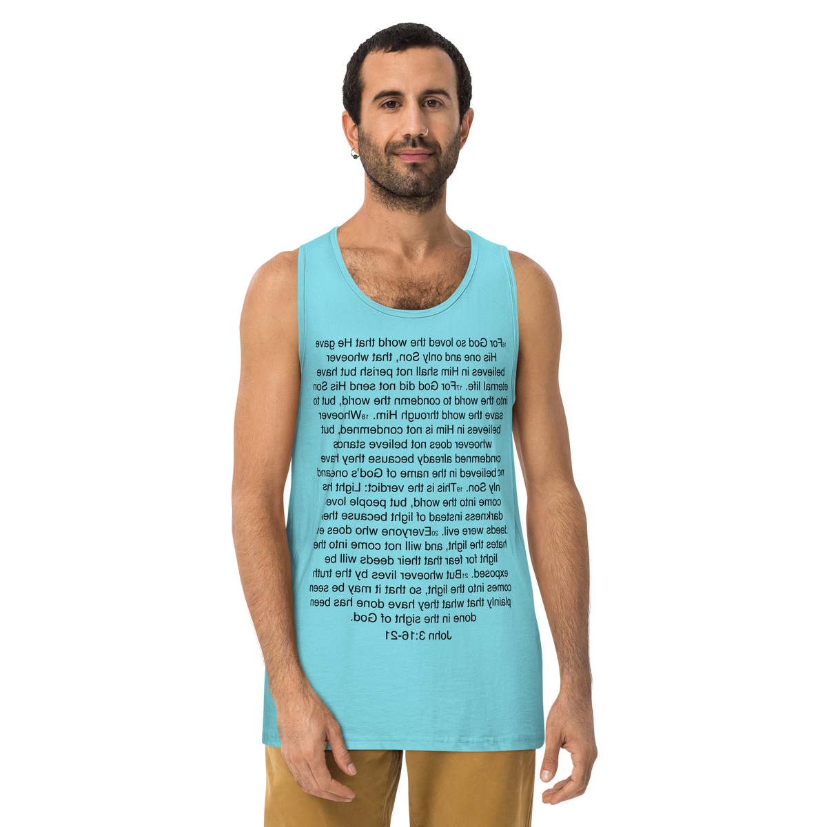 John 3:16-21...God so Loved the World - Tank top