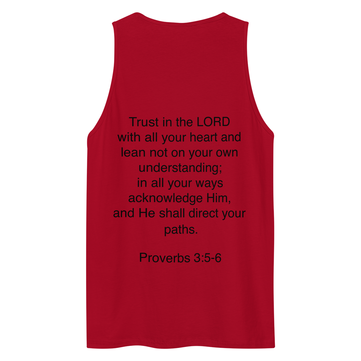 Proverbs 3:5 - Tank top