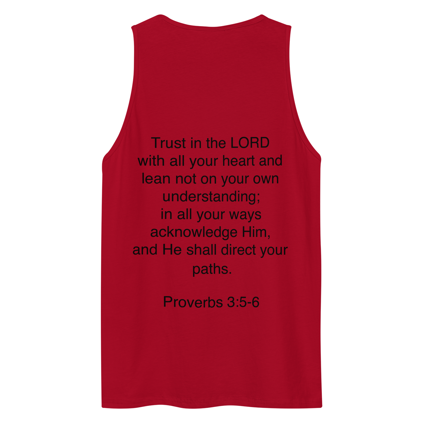 Proverbs 3:5 - Tank top