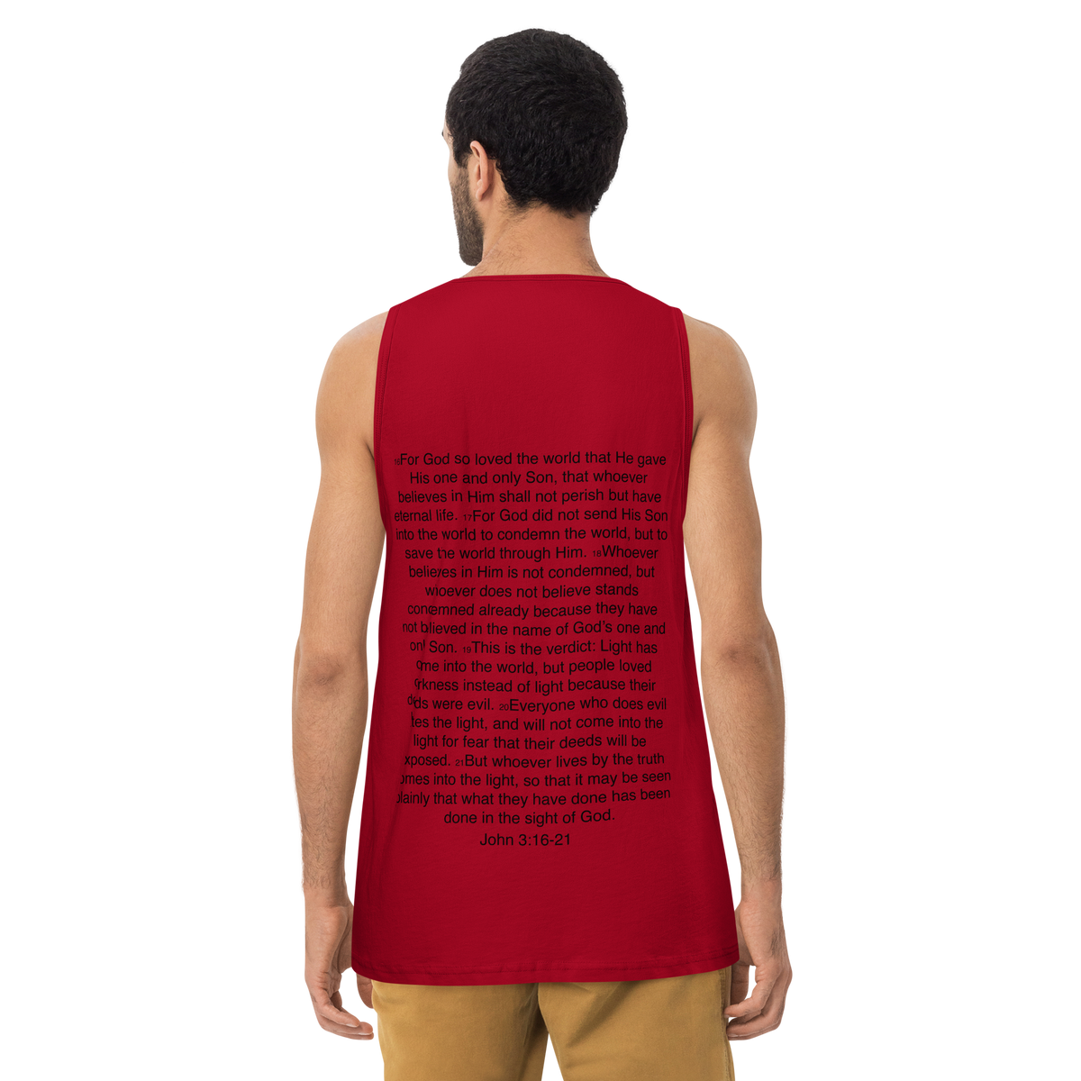 John 3:16-21...God so Loved the World - Tank top