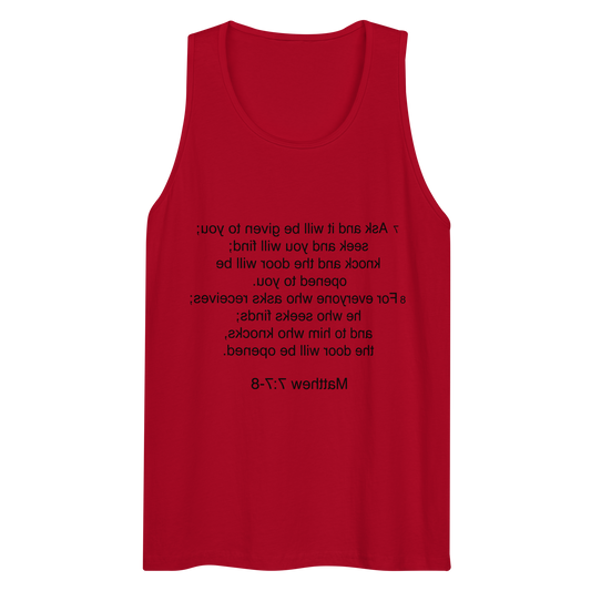 Matthew 7:7 - Tank top