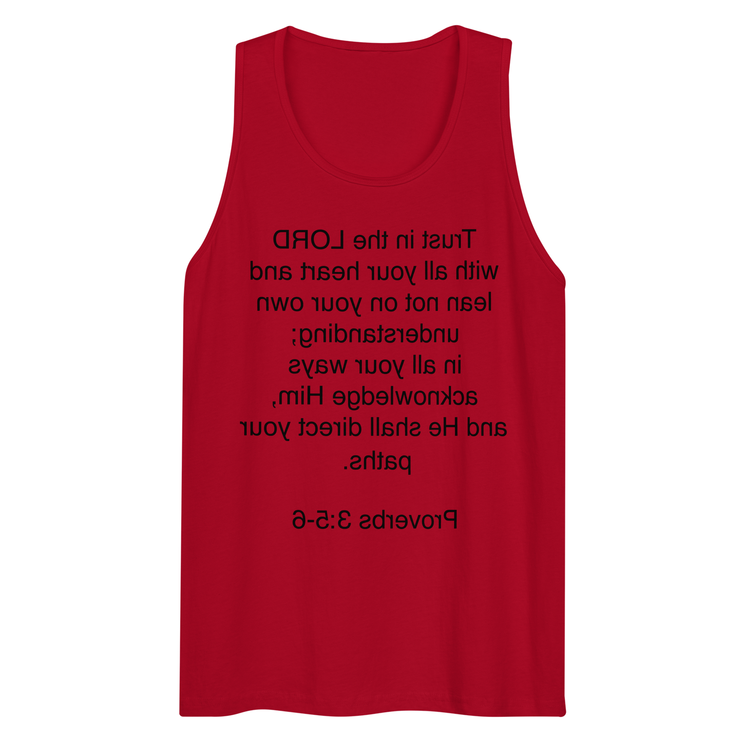 Proverbs 3:5 - Tank top