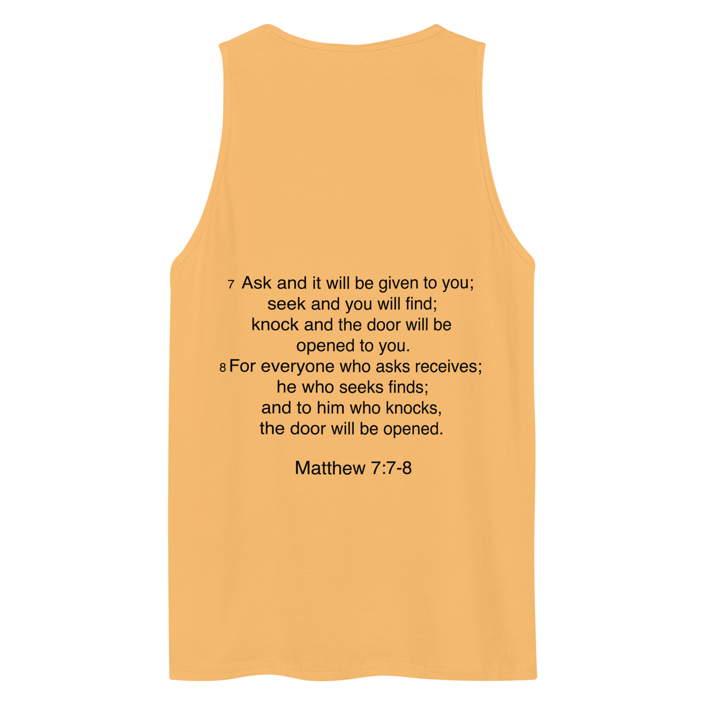 Matthew 7:7 - Tank top