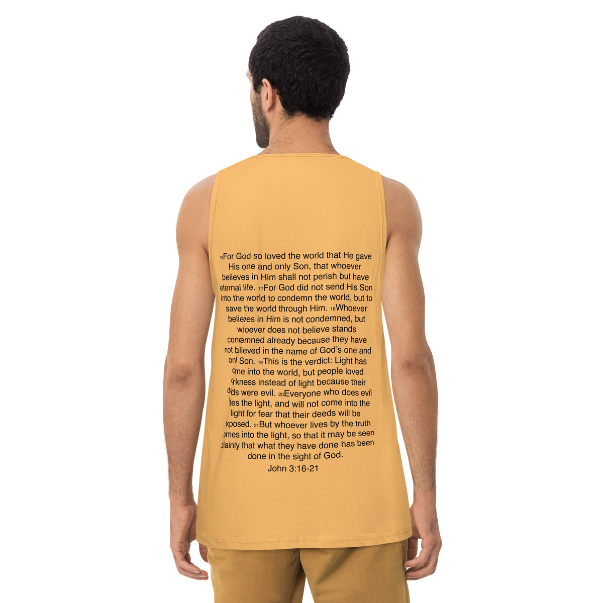 John 3:16-21...God so Loved the World - Tank top