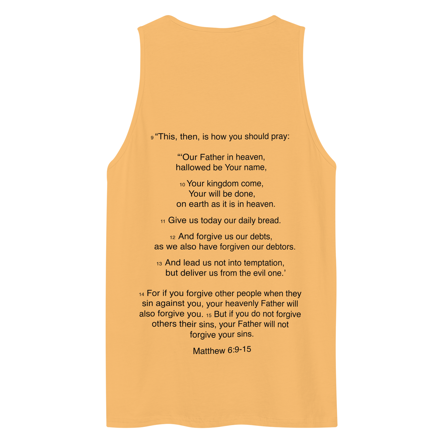 Matthew 6:9-15 - Our Father - Tank top