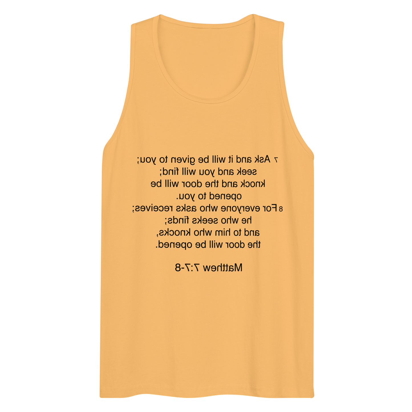 Matthew 7:7 - Tank top