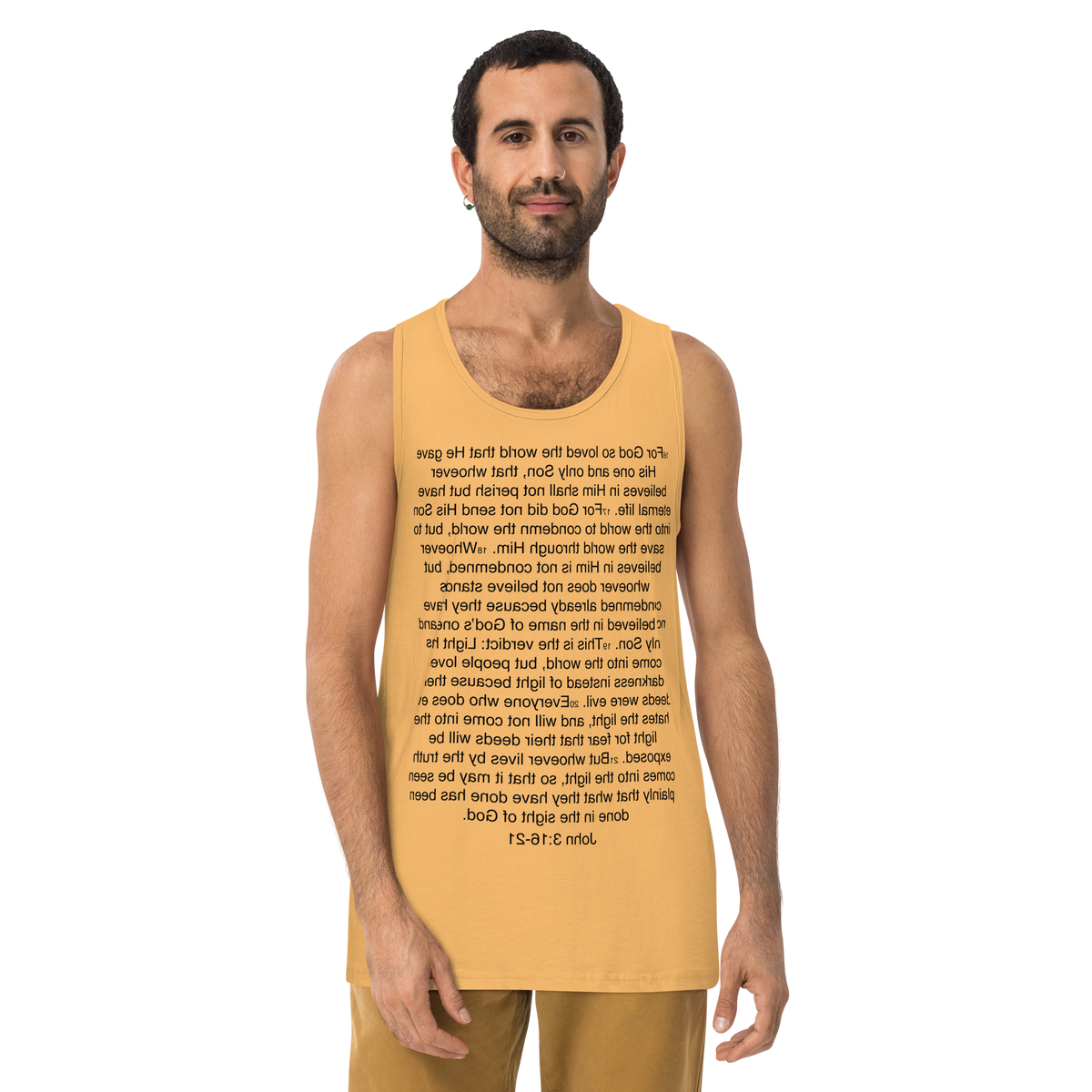 John 3:16-21...God so Loved the World - Tank top
