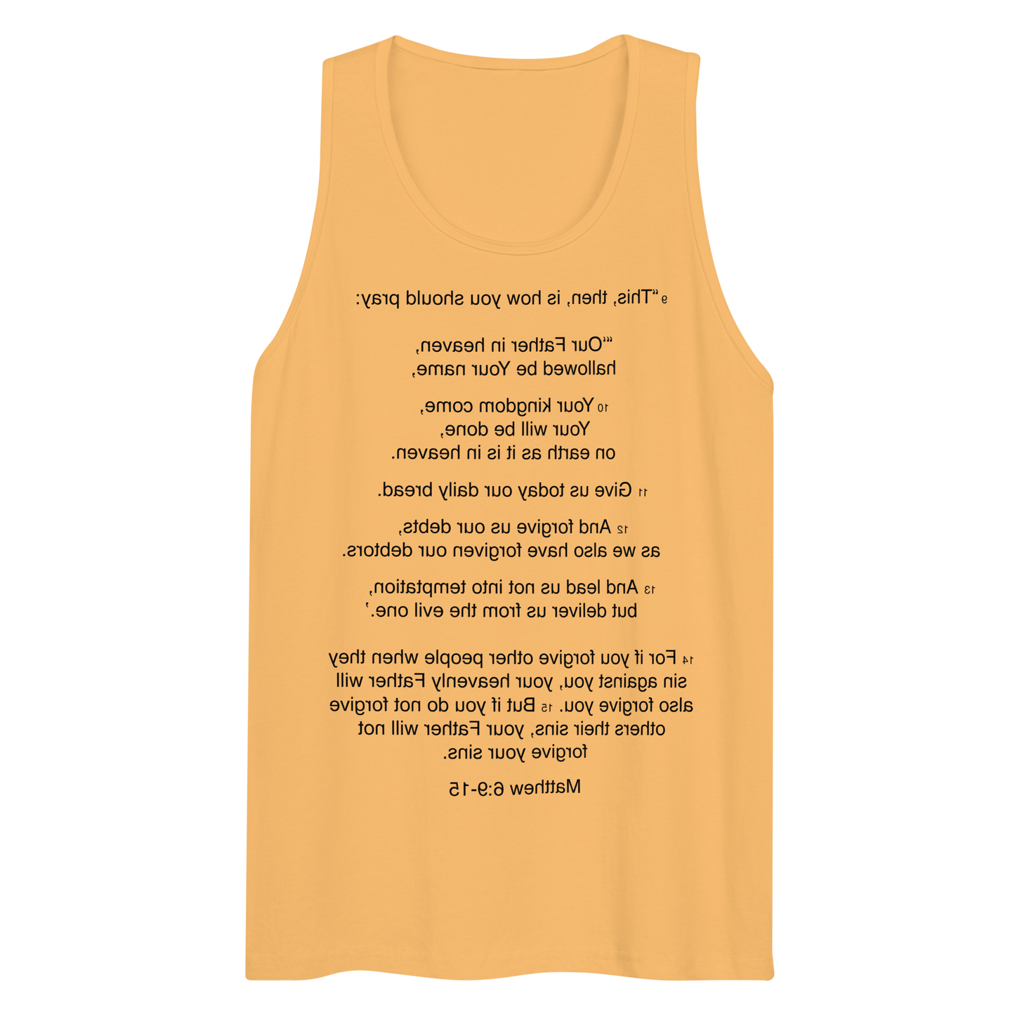 Matthew 6:9-15 - Our Father - Tank top