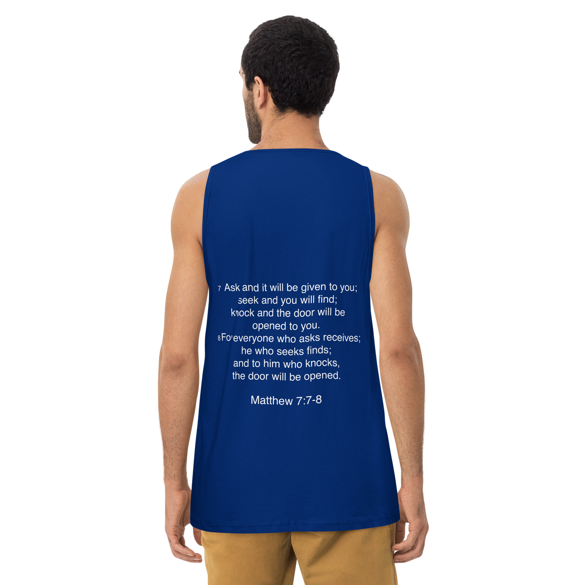 Matthew 7:7 - Tank top