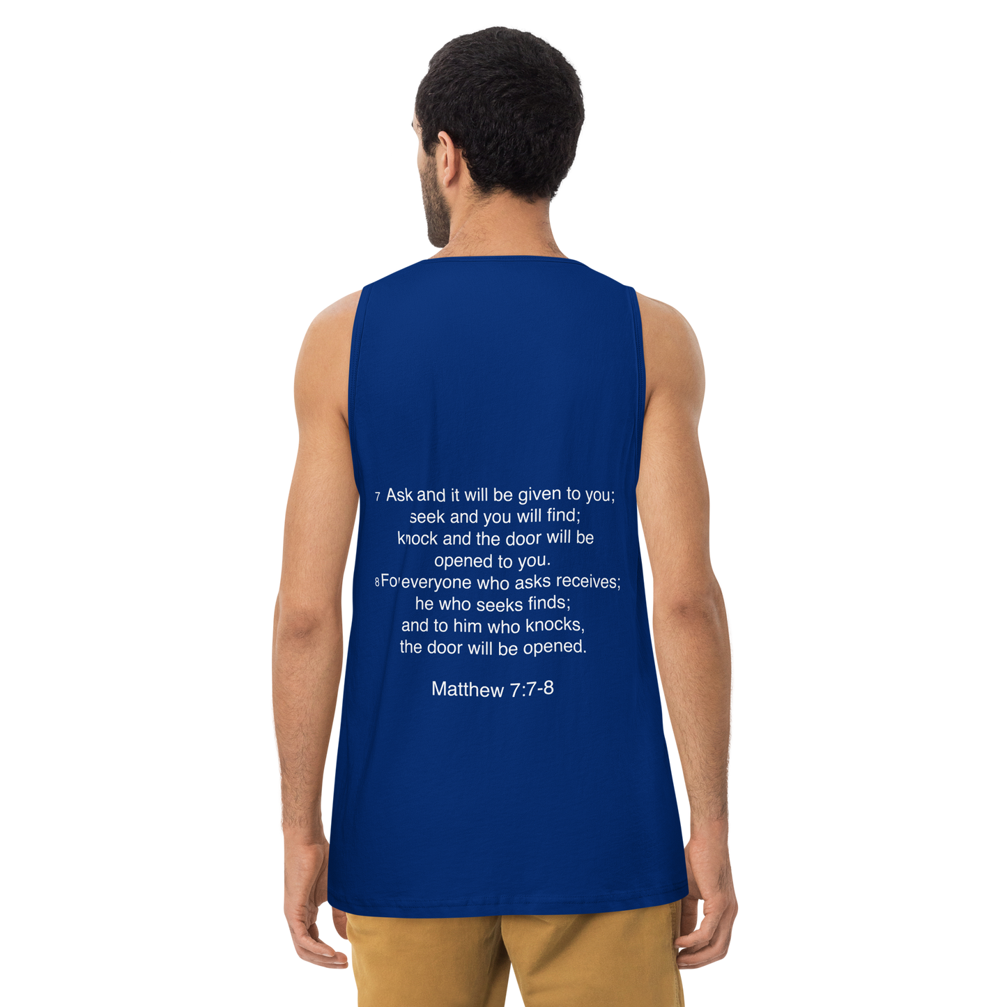 Matthew 7:7 - Tank top