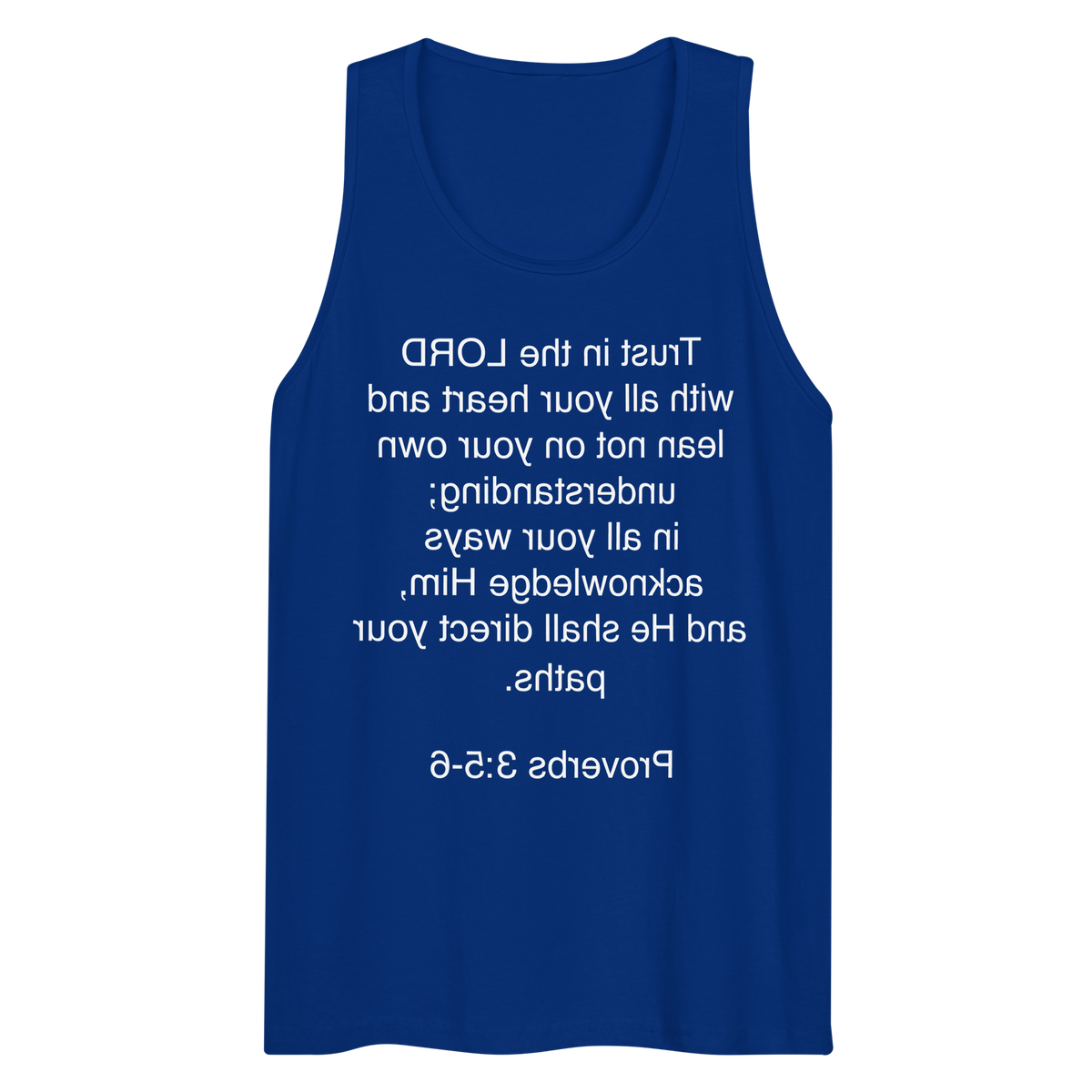 Proverbs 3:5 - Tank top
