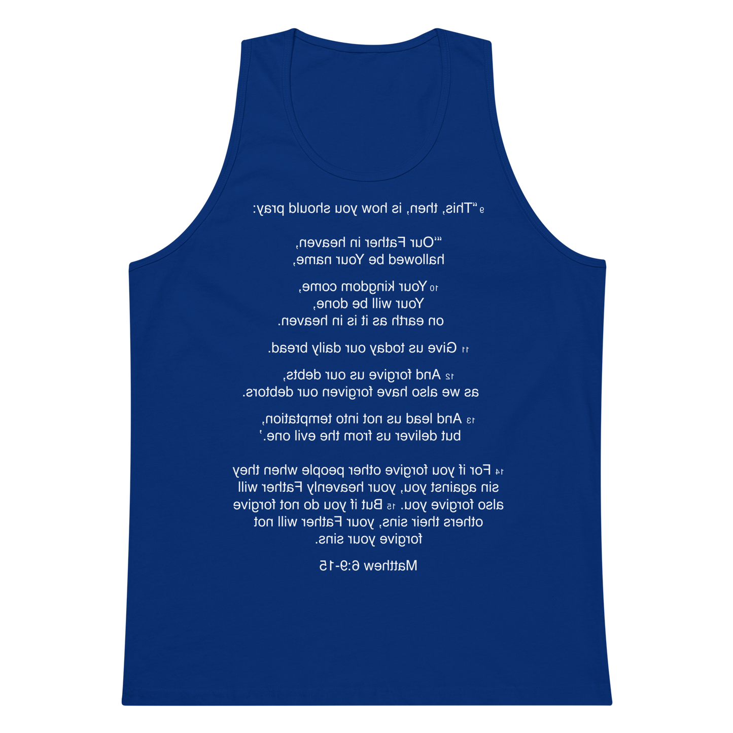 Matthew 6:9-15 - Our Father - Tank top