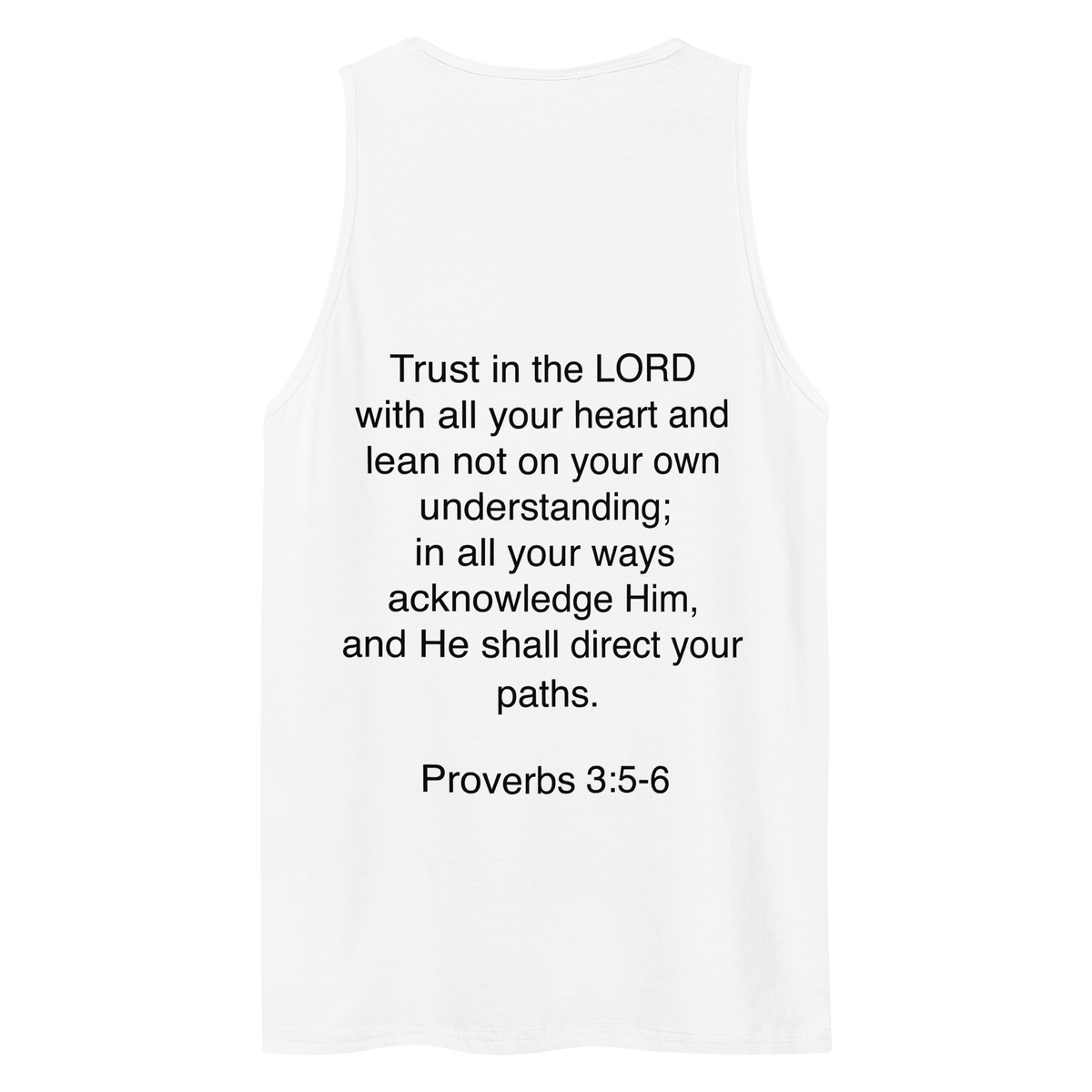 Proverbs 3:5 - Tank top