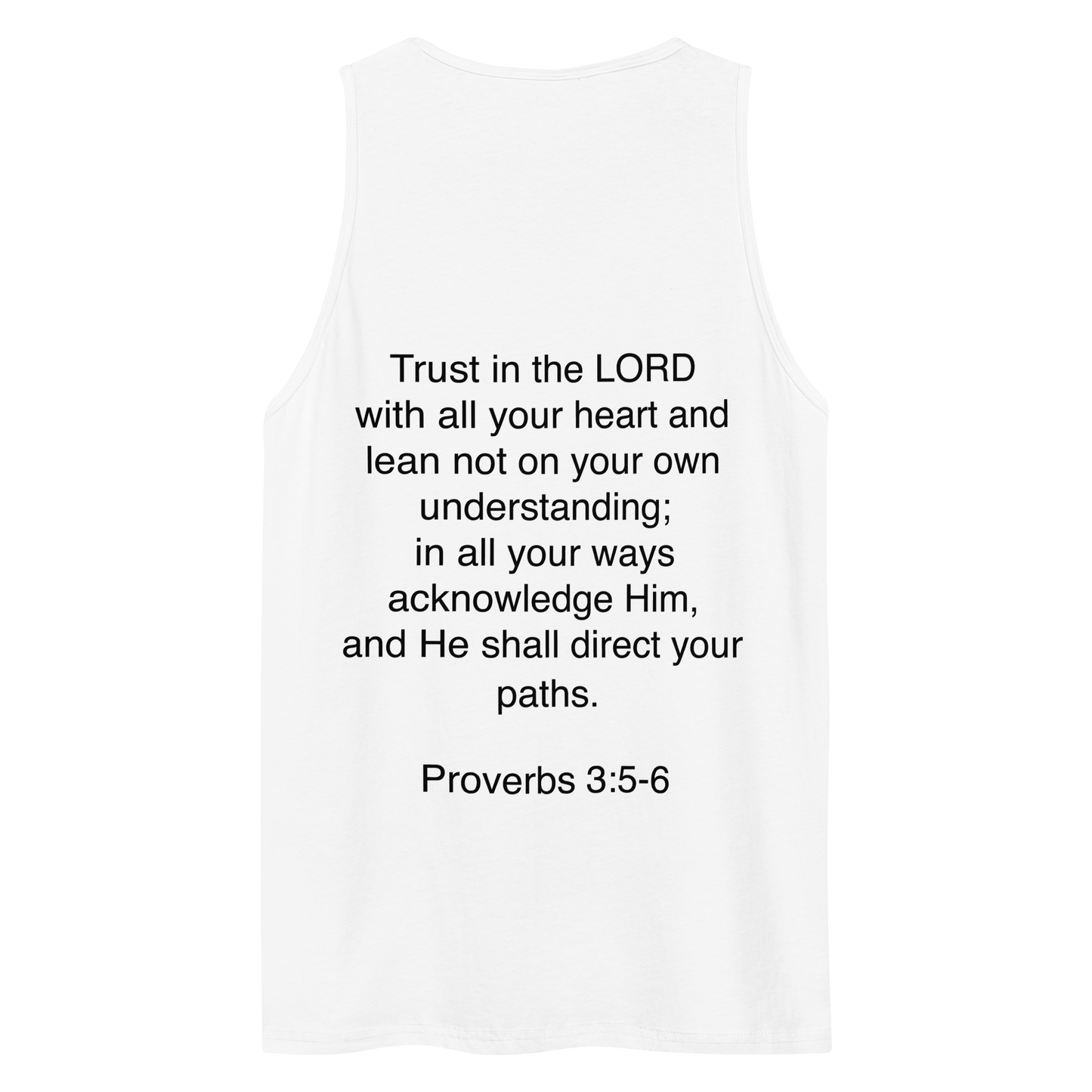 Proverbs 3:5 - Tank top