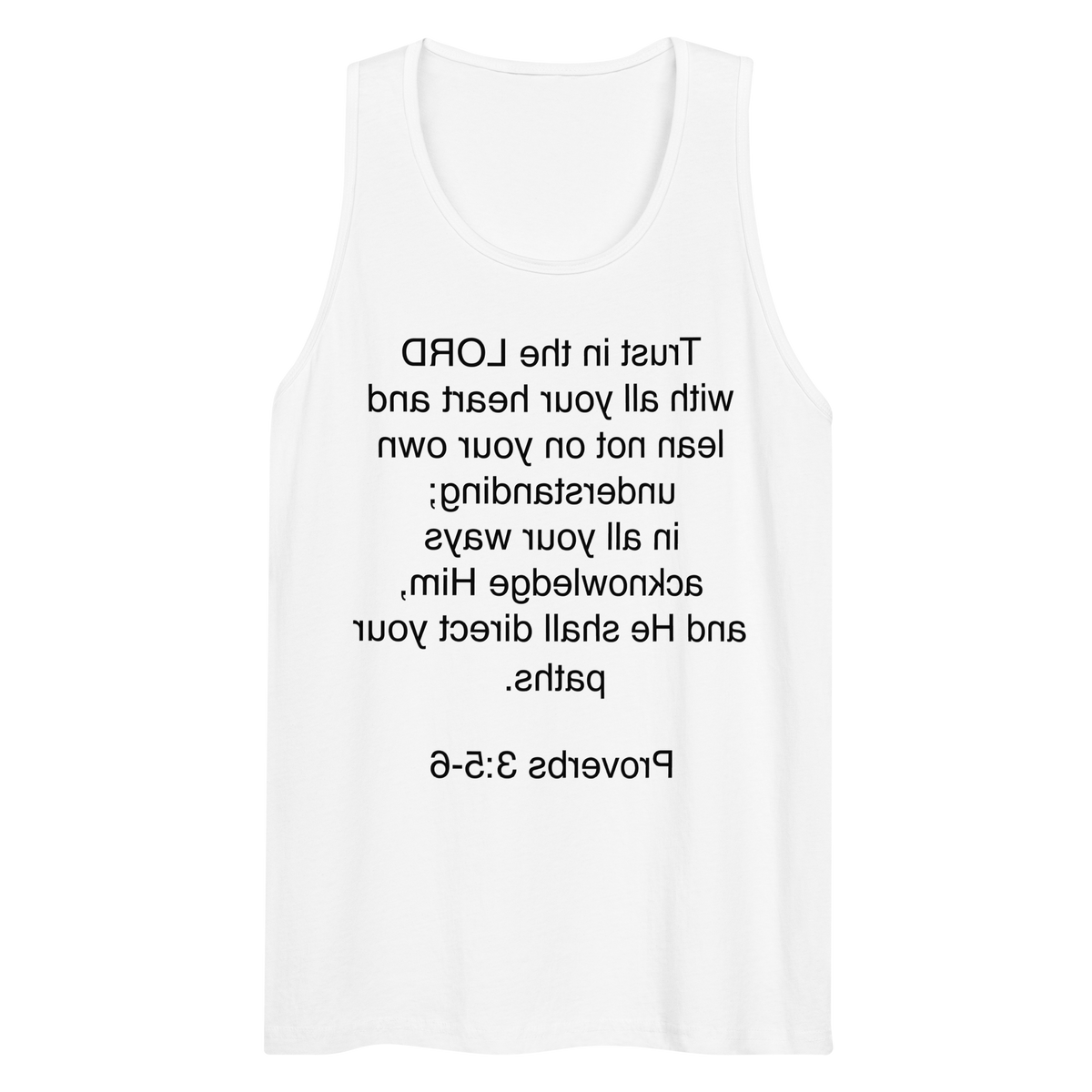 Proverbs 3:5 - Tank top