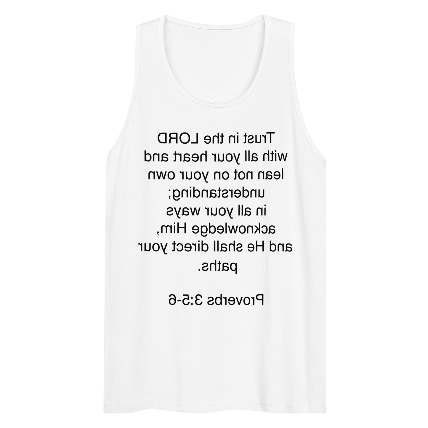 Proverbs 3:5 - Tank top