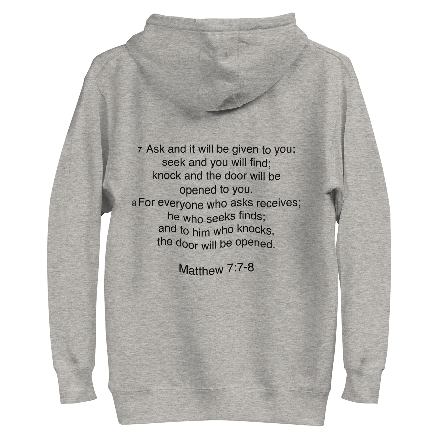 Matthew 7:7 - Unisex Hoodie