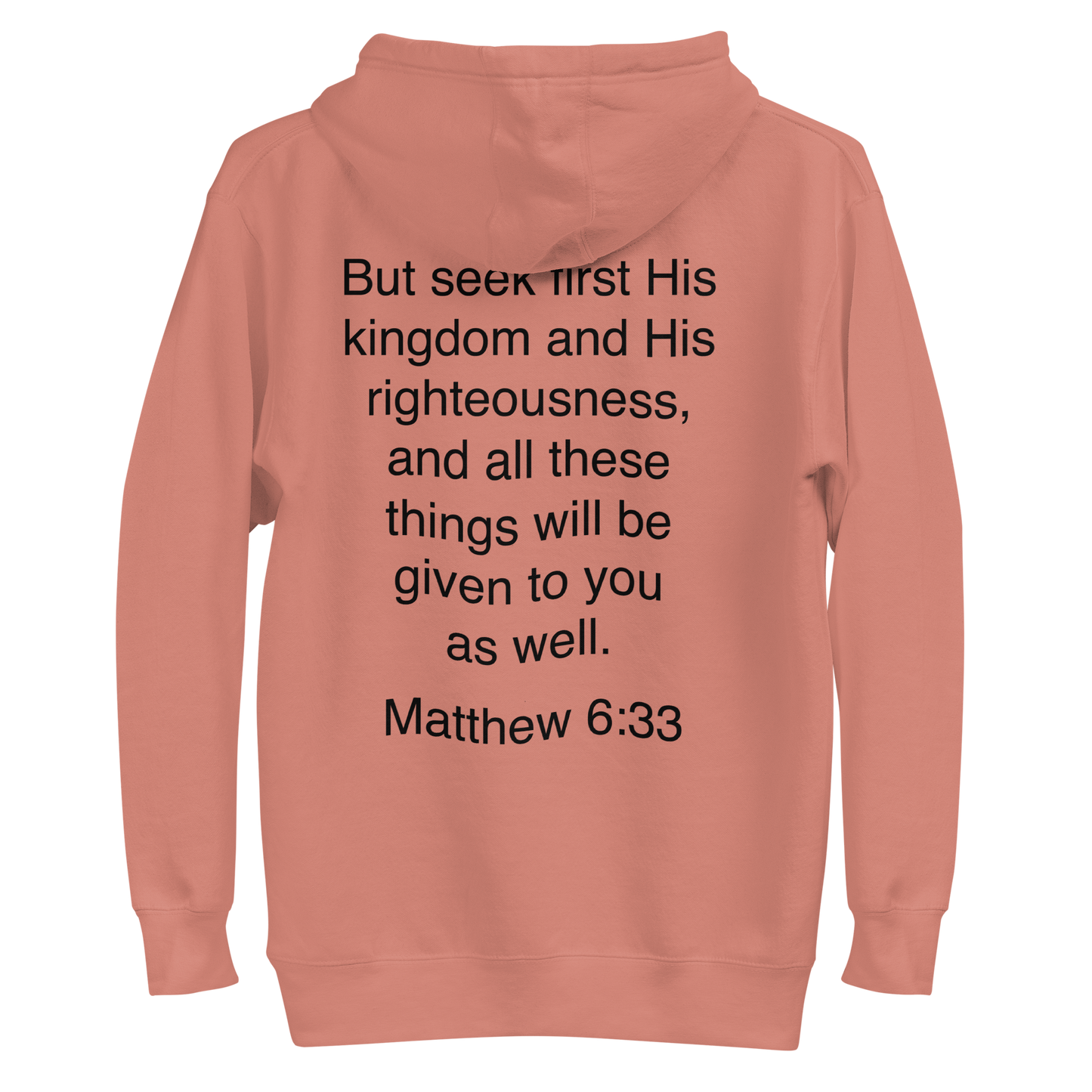 Matthew 6:33 Seek First his Kingdom - Unisex Hoodie