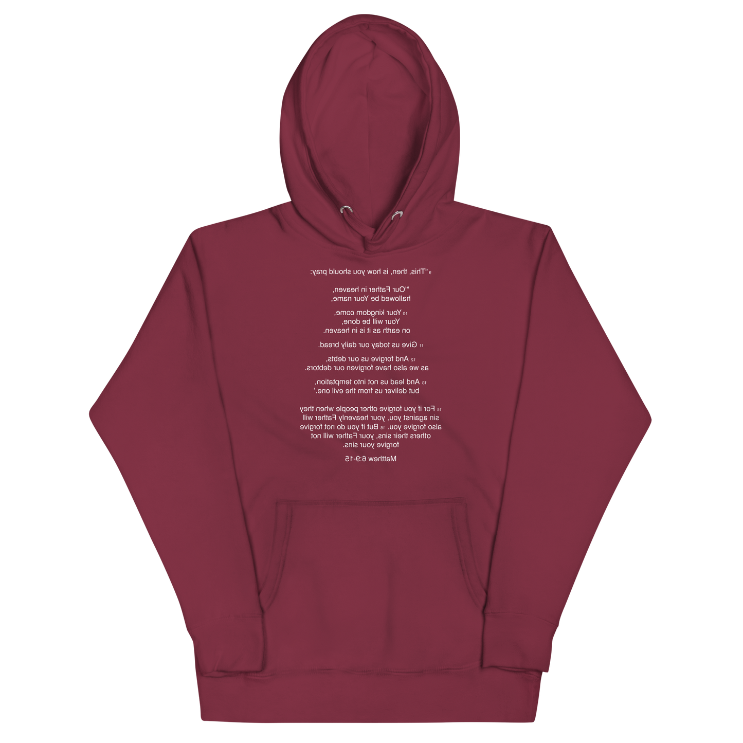 Matthew 6:9-15 - Our Father - Unisex Hoodie