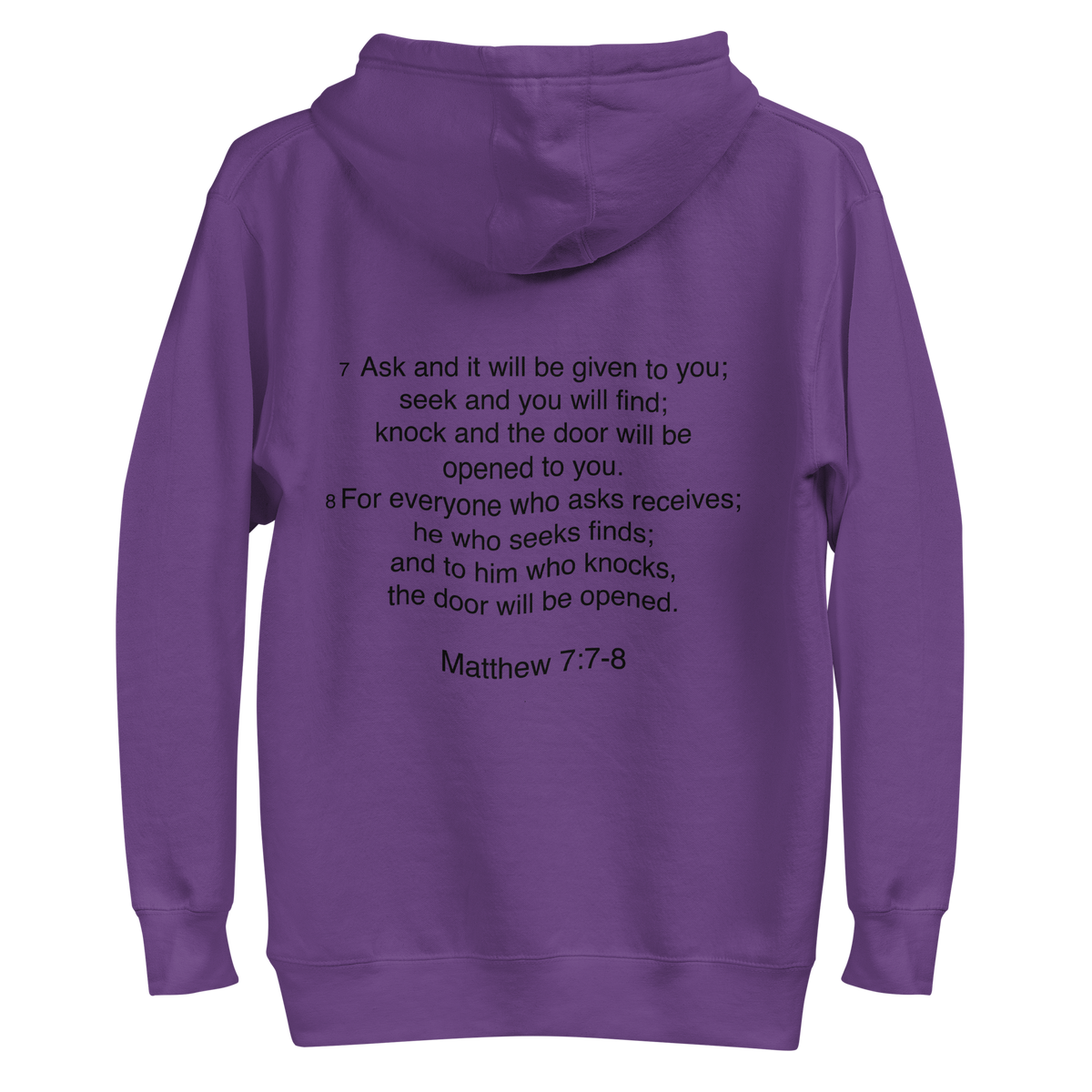 Matthew 7:7 - Unisex Hoodie