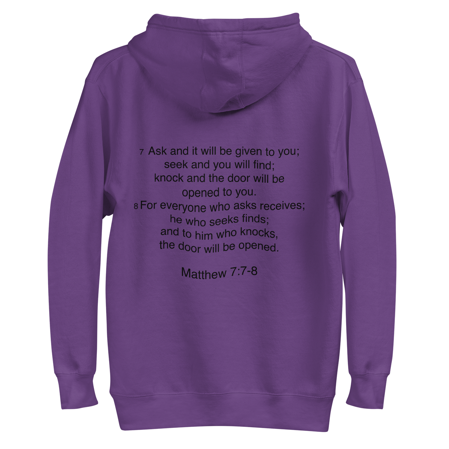 Matthew 7:7 - Unisex Hoodie