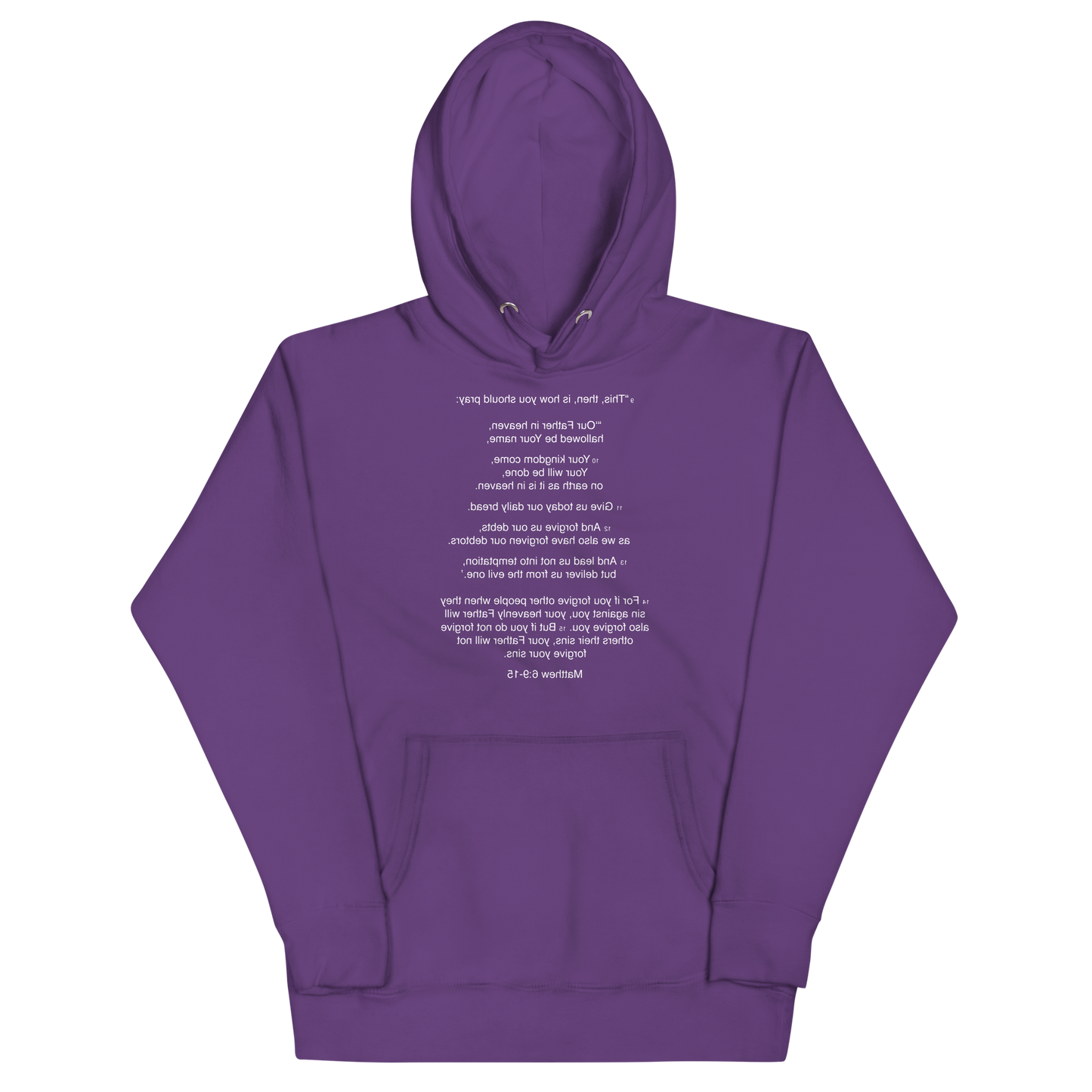 Matthew 6:9-15 - Our Father - Unisex Hoodie