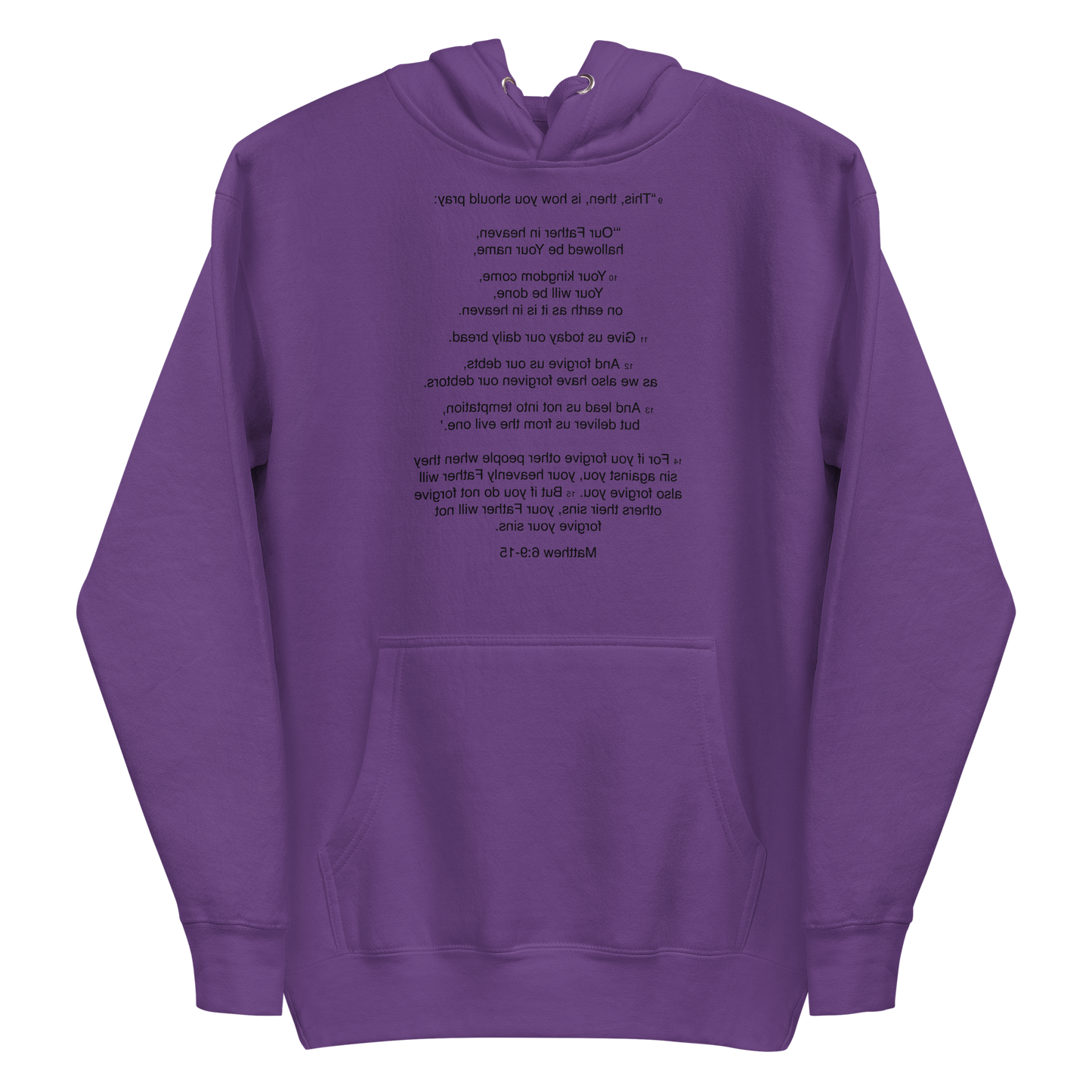 Matthew 6:9-15 Our Father - Unisex Hoodie