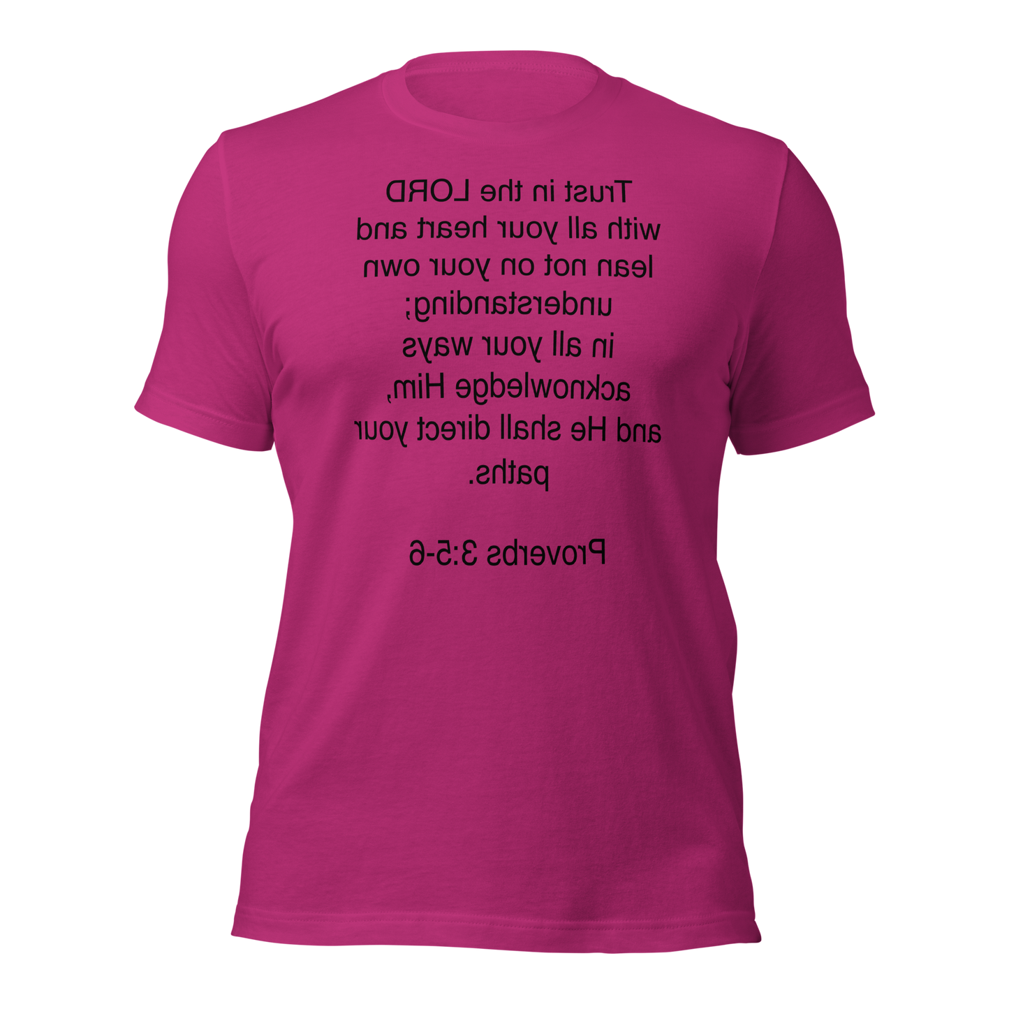 Proverbs 3:5 - Unisex t-shirt