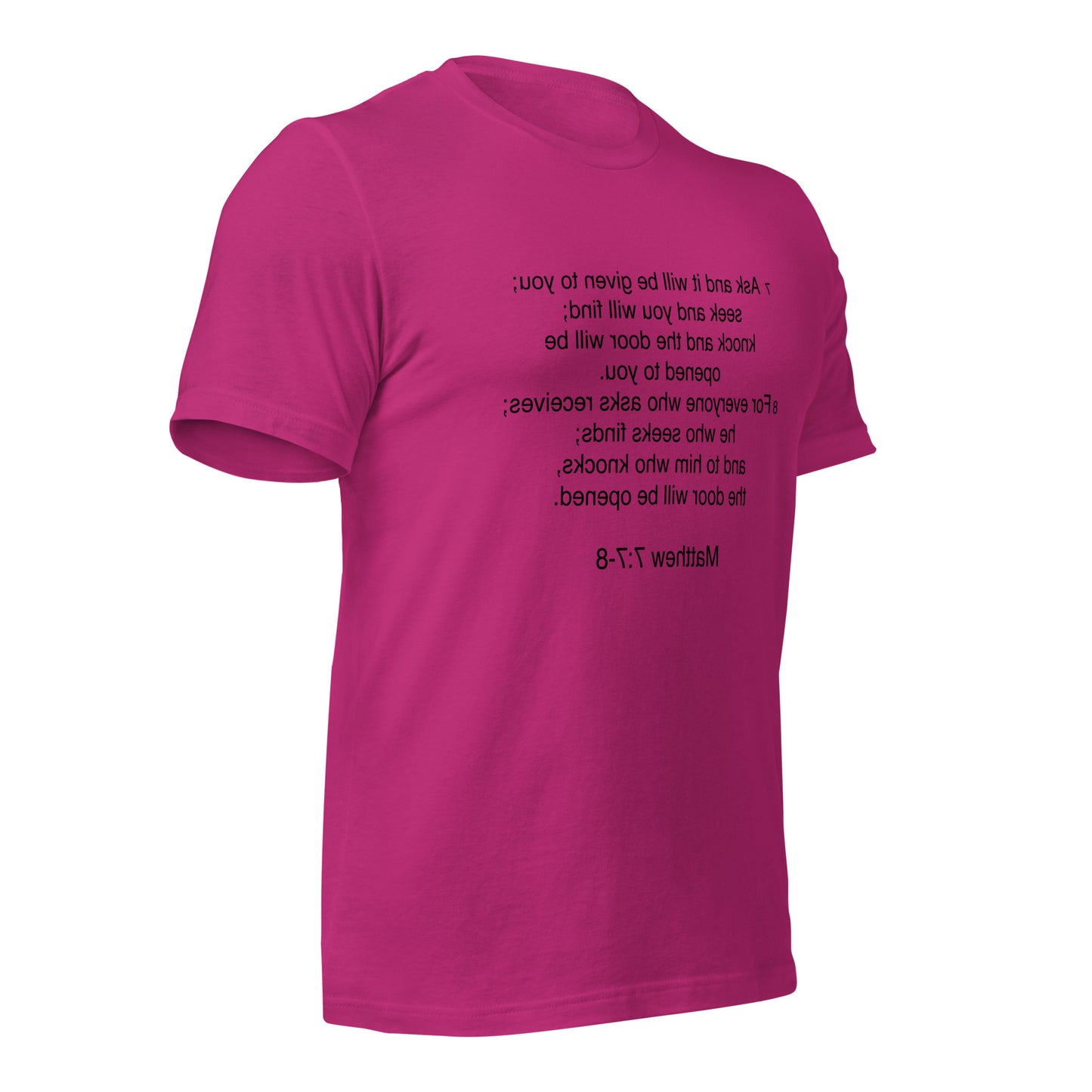 Matthew 7:7 - Unisex t-shirt