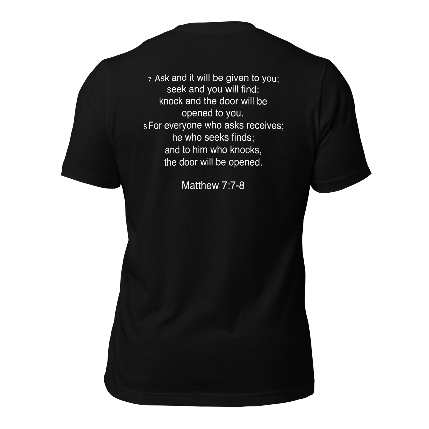 Matthew 7:7 - Unisex t-shirt