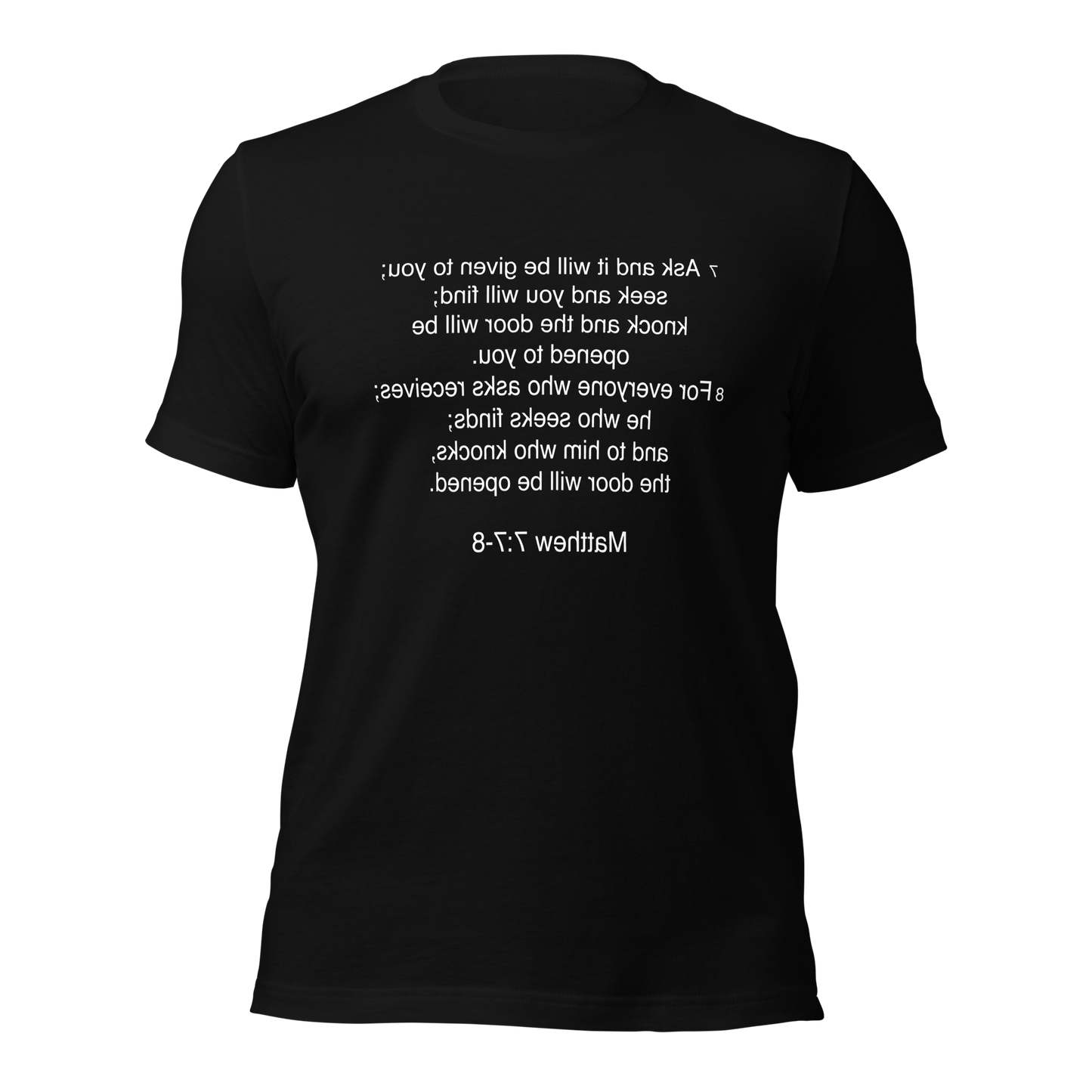 Matthew 7:7 - Unisex t-shirt