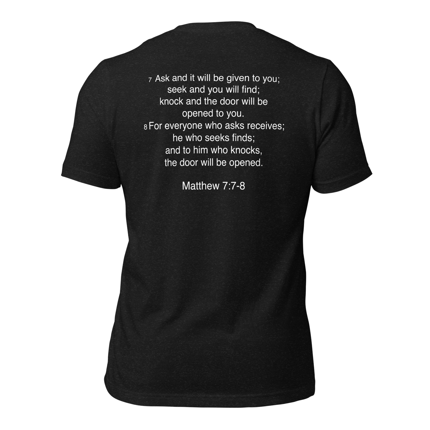 Matthew 7:7 - Unisex t-shirt