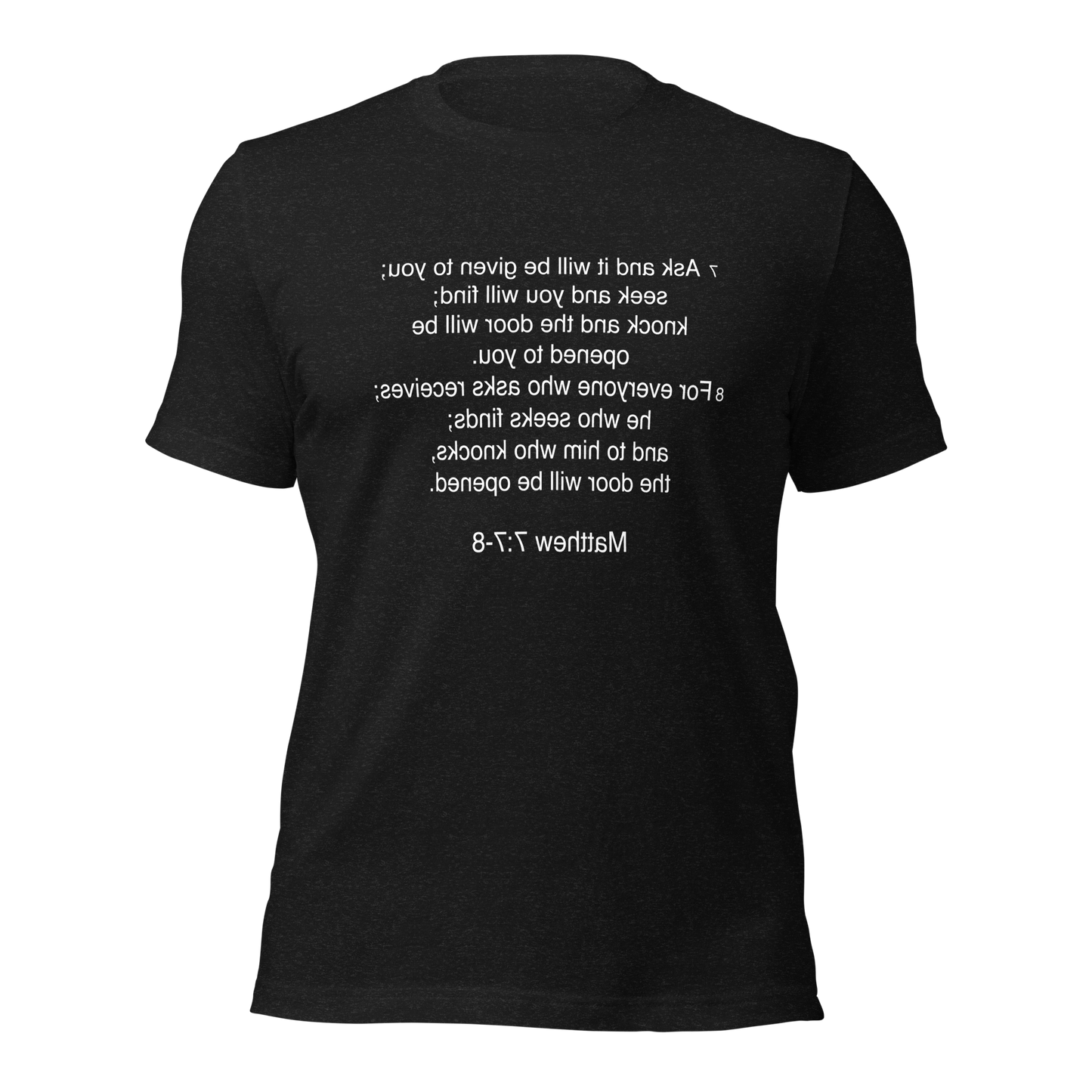 Matthew 7:7 - Unisex t-shirt