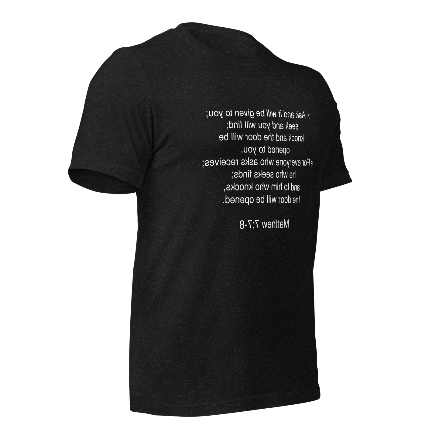 Matthew 7:7 - Unisex t-shirt