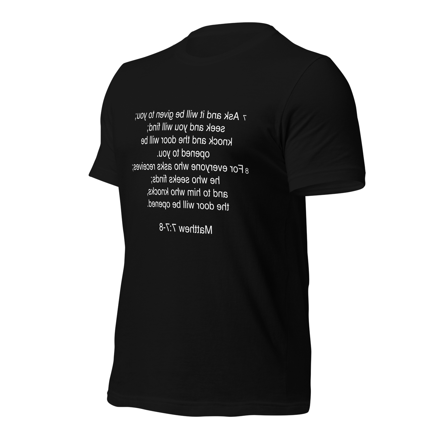 Matthew 7:7 - Unisex t-shirt