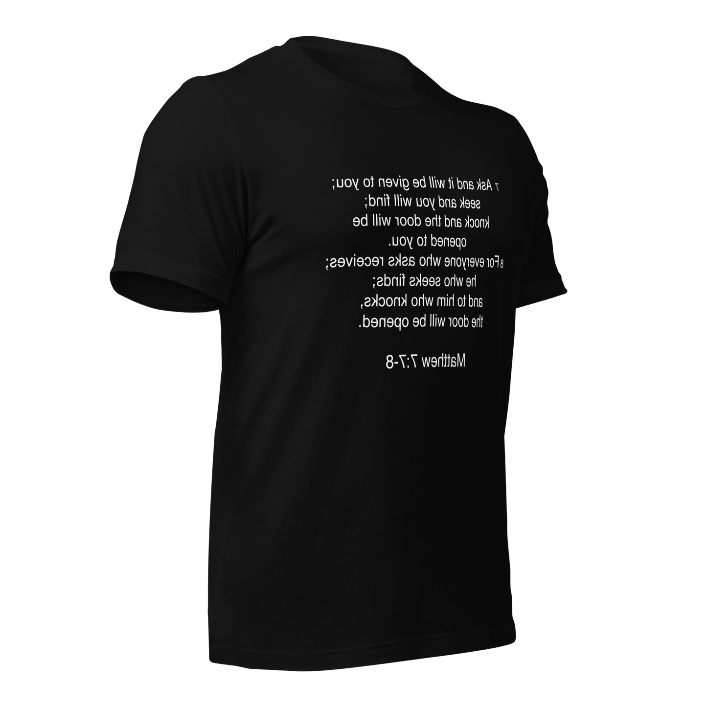 Matthew 7:7 - Unisex t-shirt