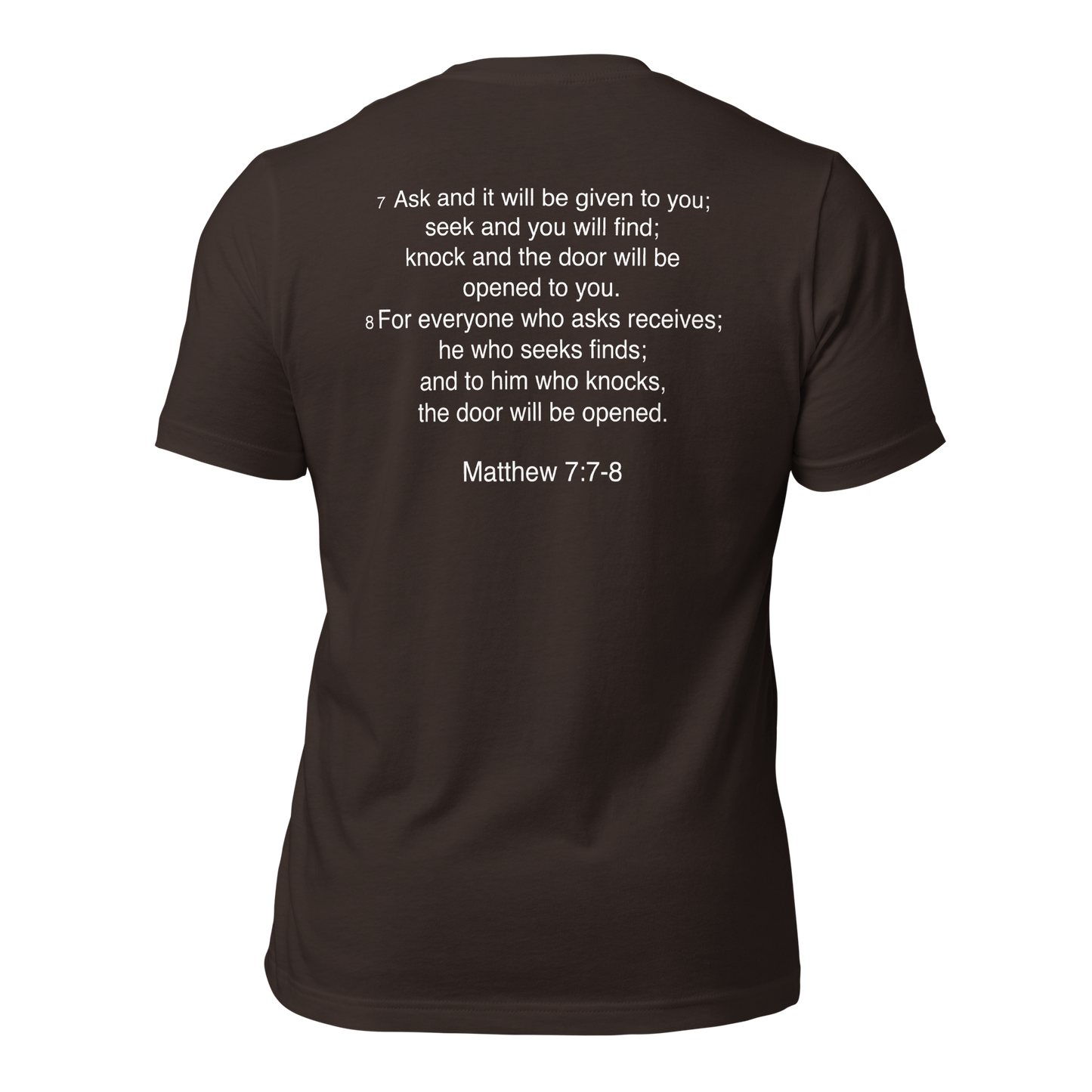 Matthew 7:7 - Unisex t-shirt