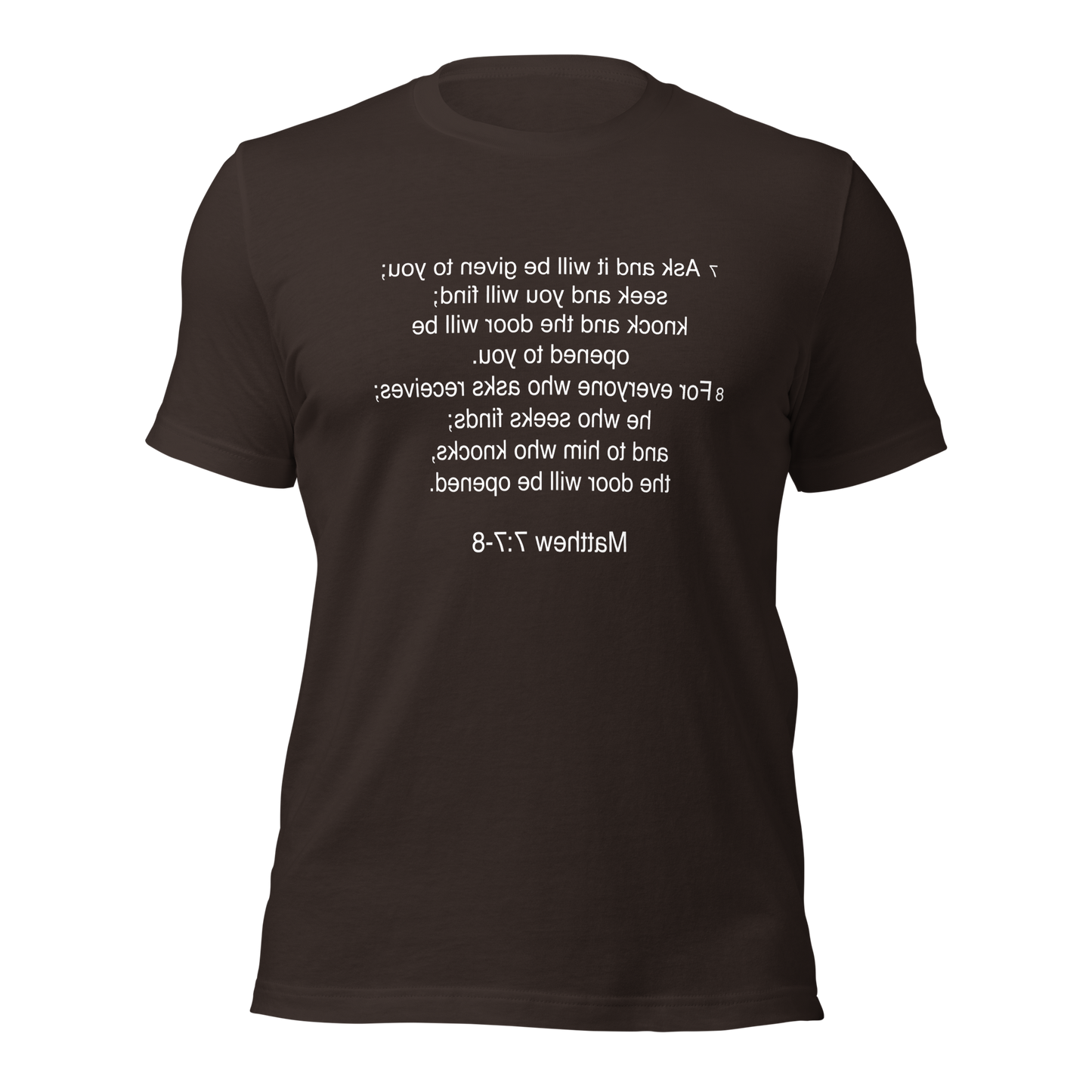 Matthew 7:7 - Unisex t-shirt