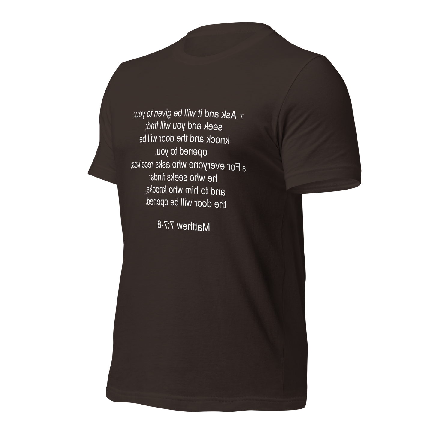 Matthew 7:7 - Unisex t-shirt