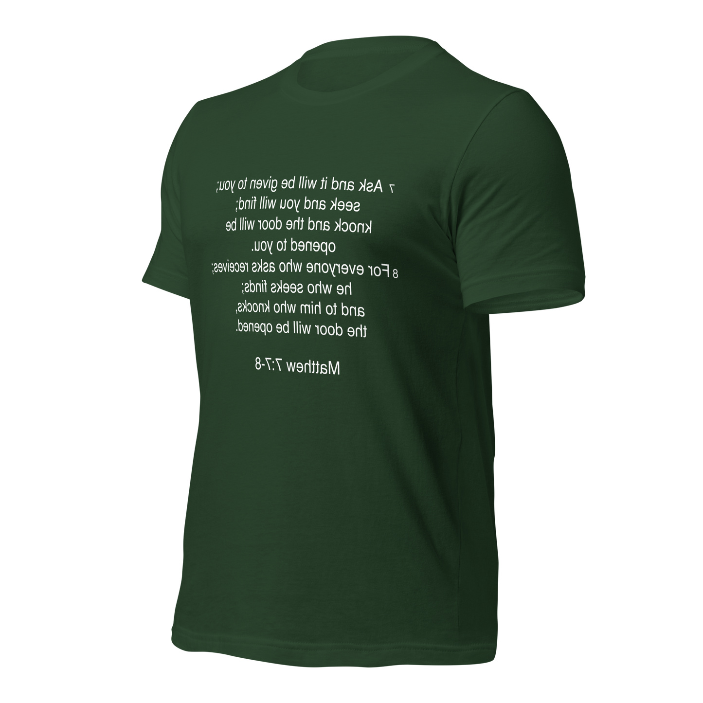 Matthew 7:7 - Unisex t-shirt