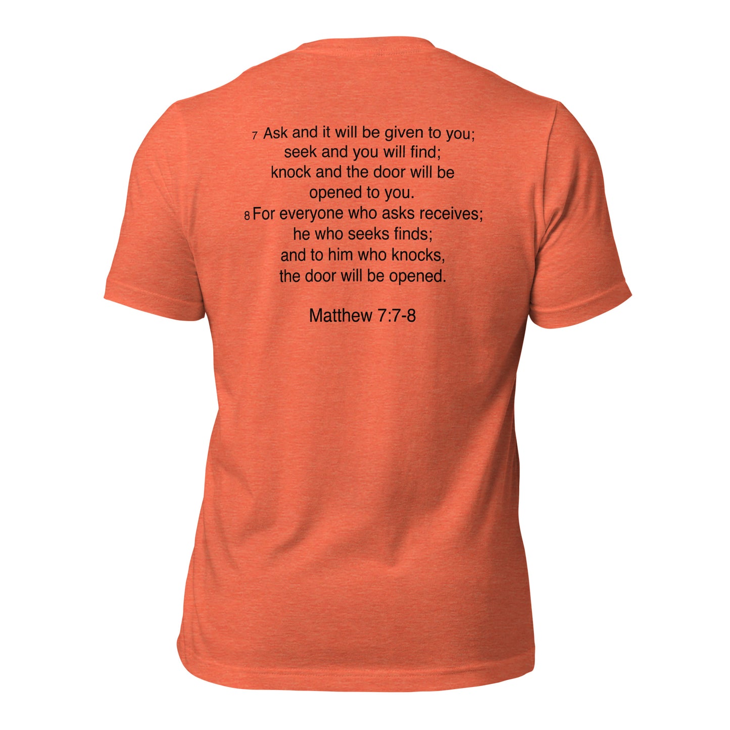 Matthew 7:7 - Unisex t-shirt