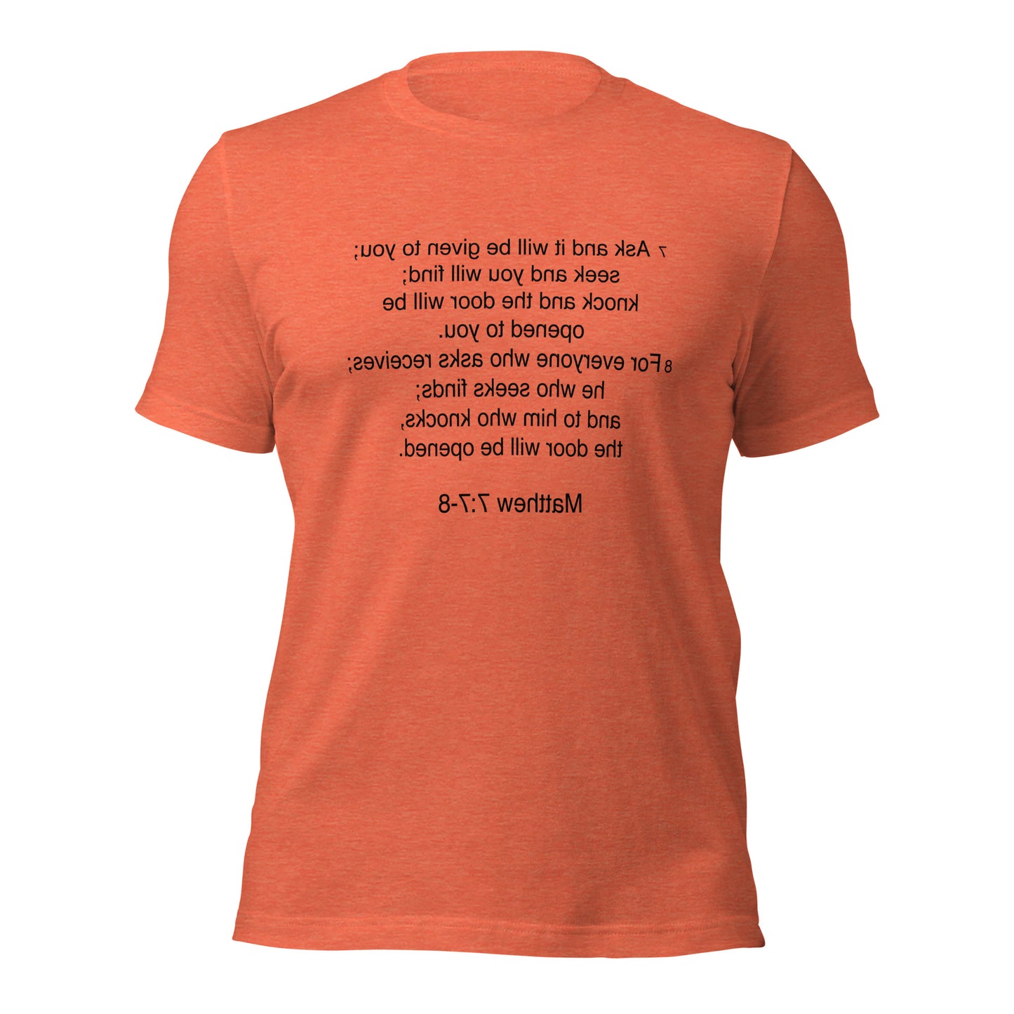 Matthew 7:7 - Unisex t-shirt