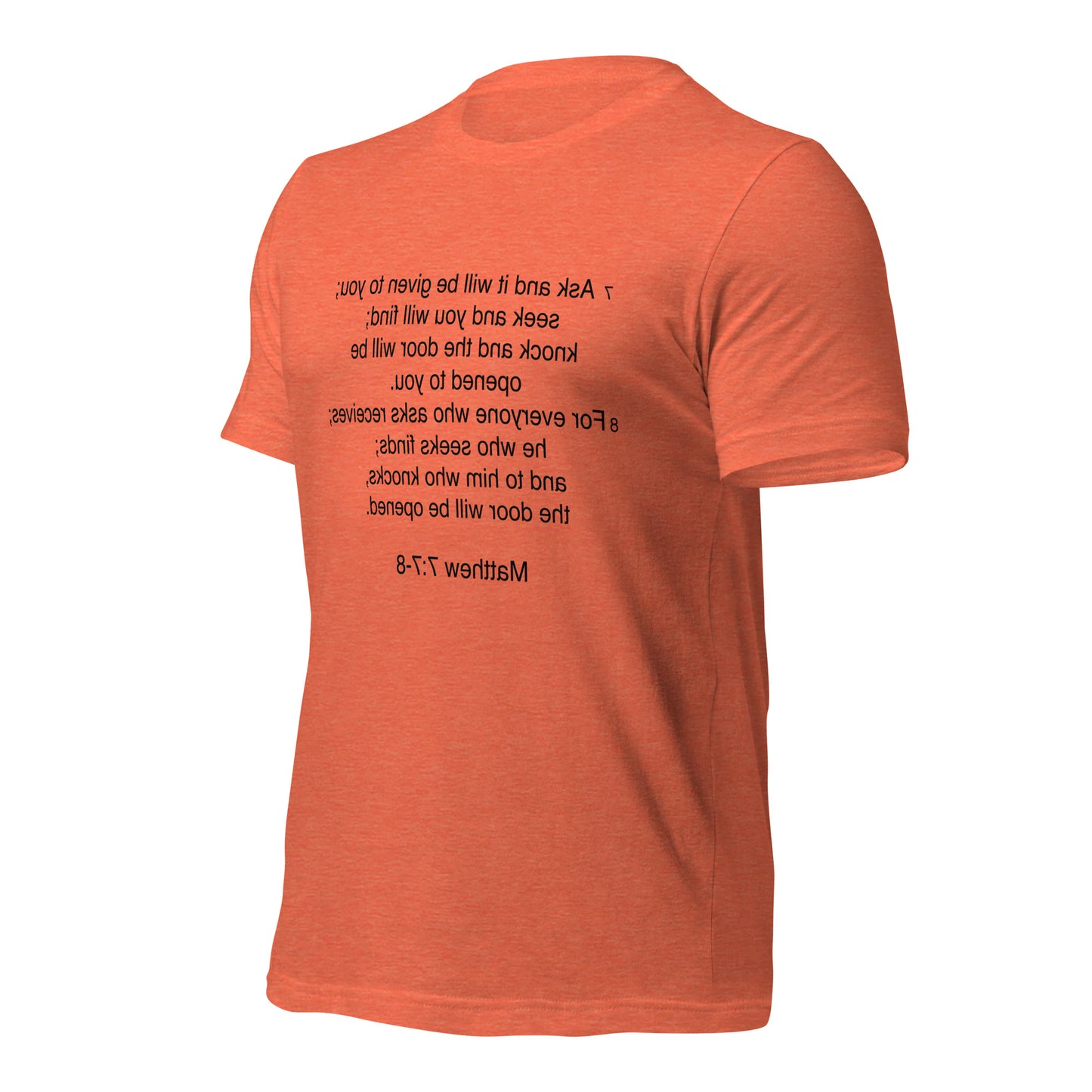 Matthew 7:7 - Unisex t-shirt