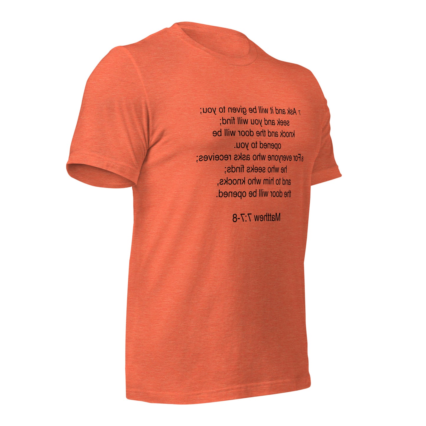 Matthew 7:7 - Unisex t-shirt