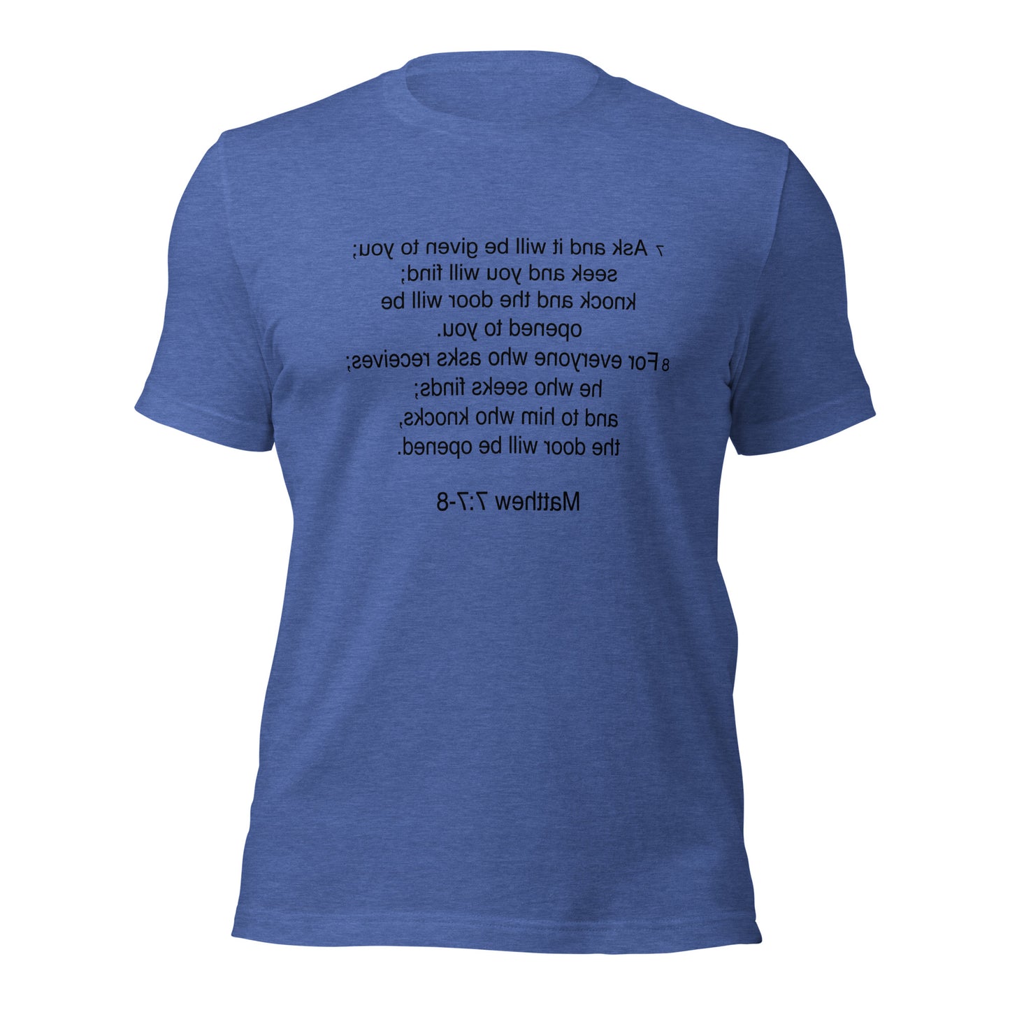 Matthew 7:7 - Unisex t-shirt