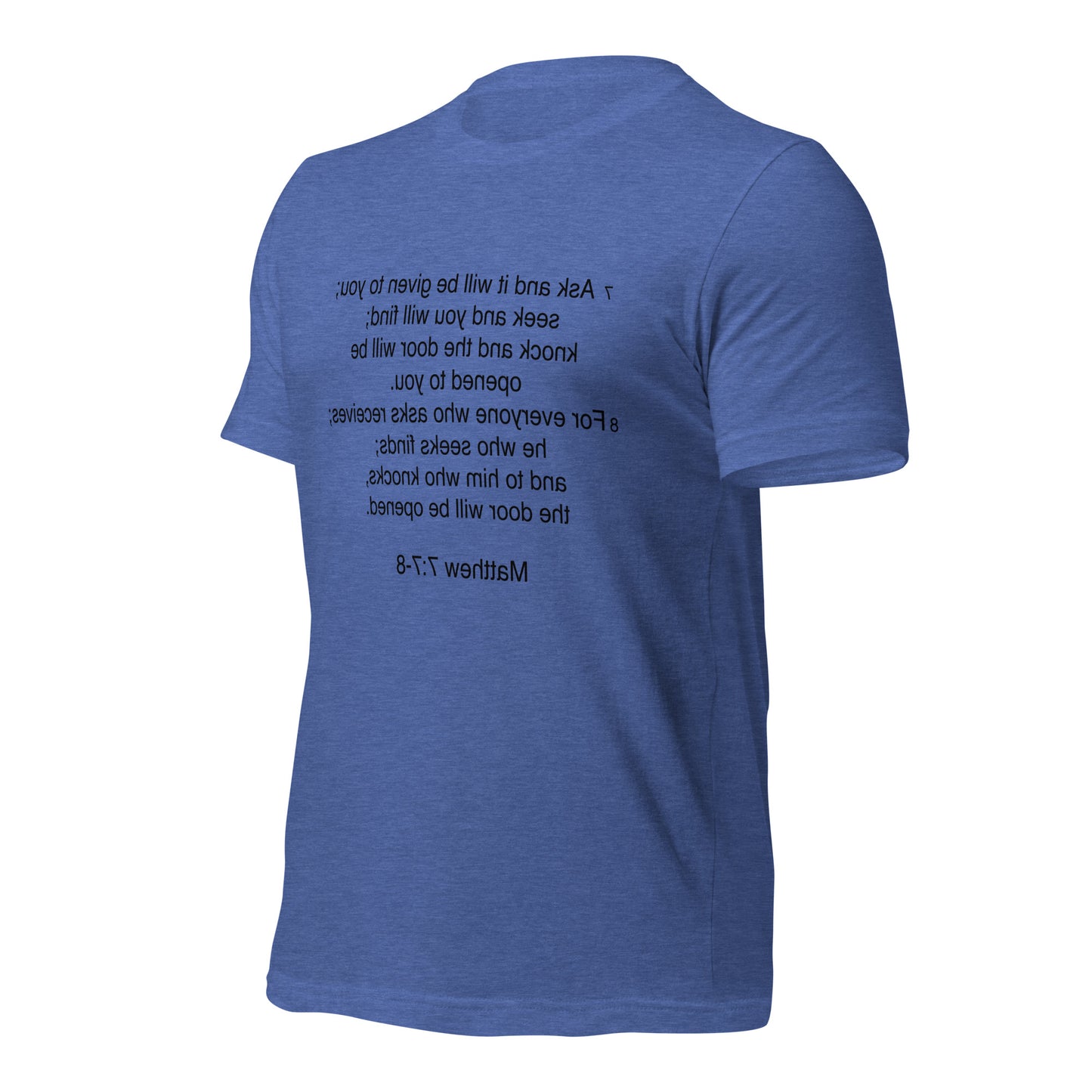 Matthew 7:7 - Unisex t-shirt